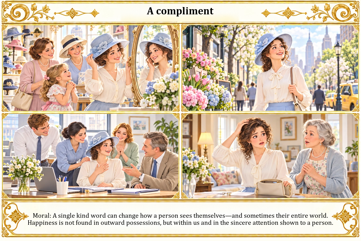 Illustration of A Compliment