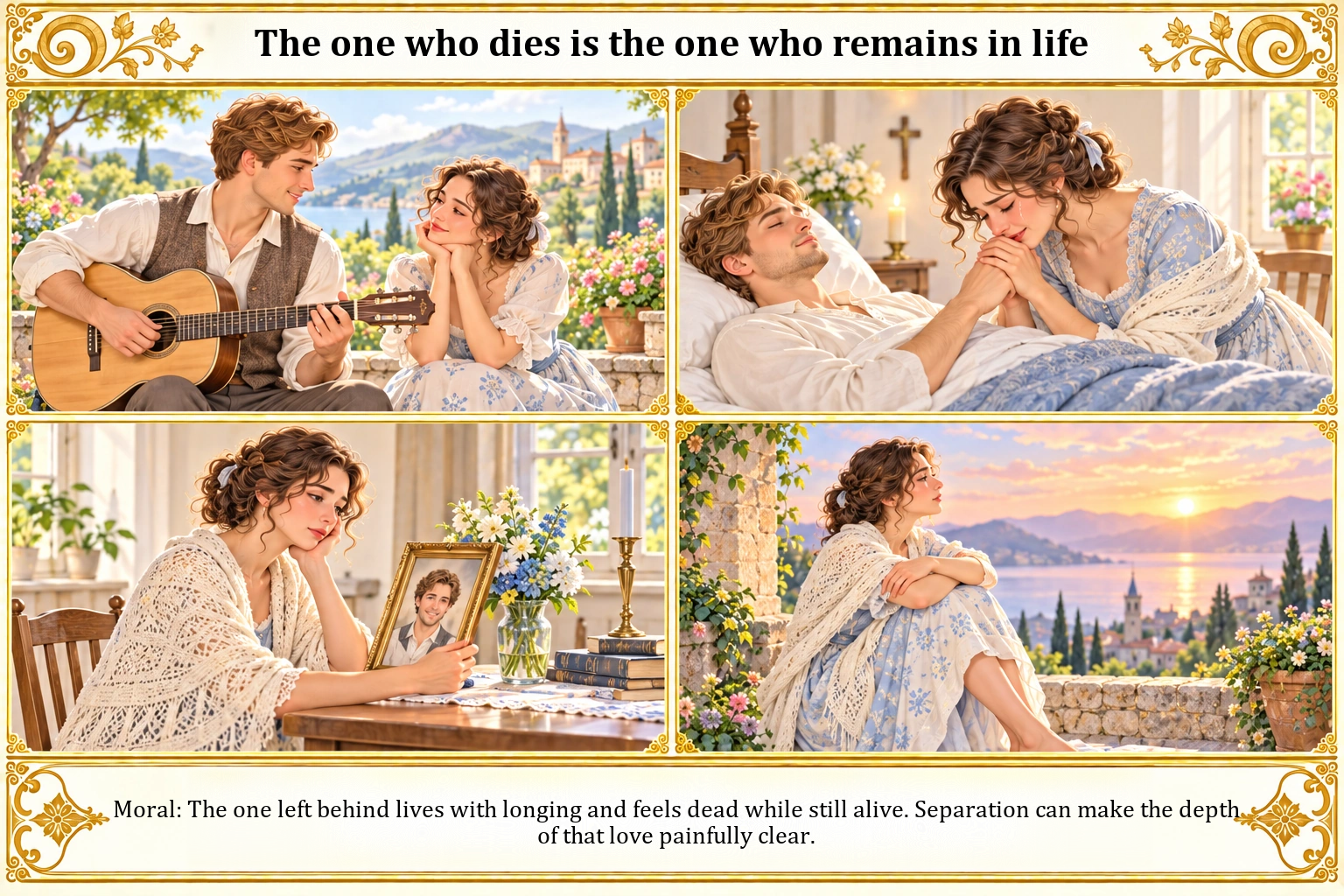 Illustration of The One Who Dies Is the One Who Remains in Life