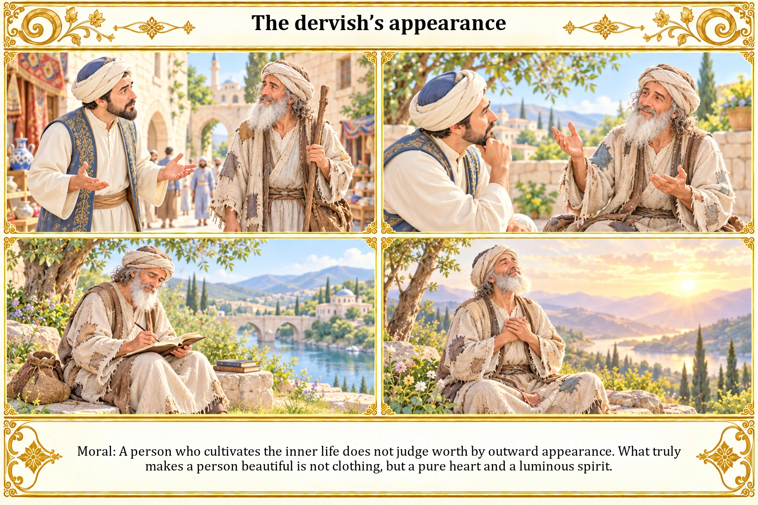 Illustration of The Dervish's Dress