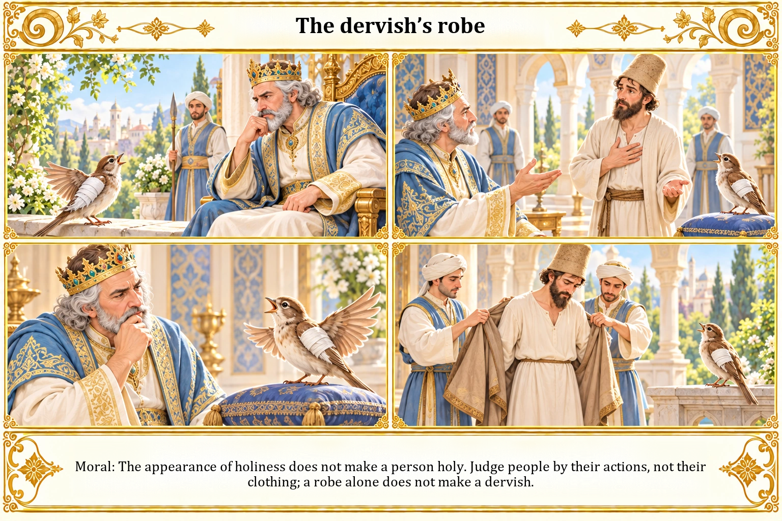 Illustration of The Dervish’s Robe