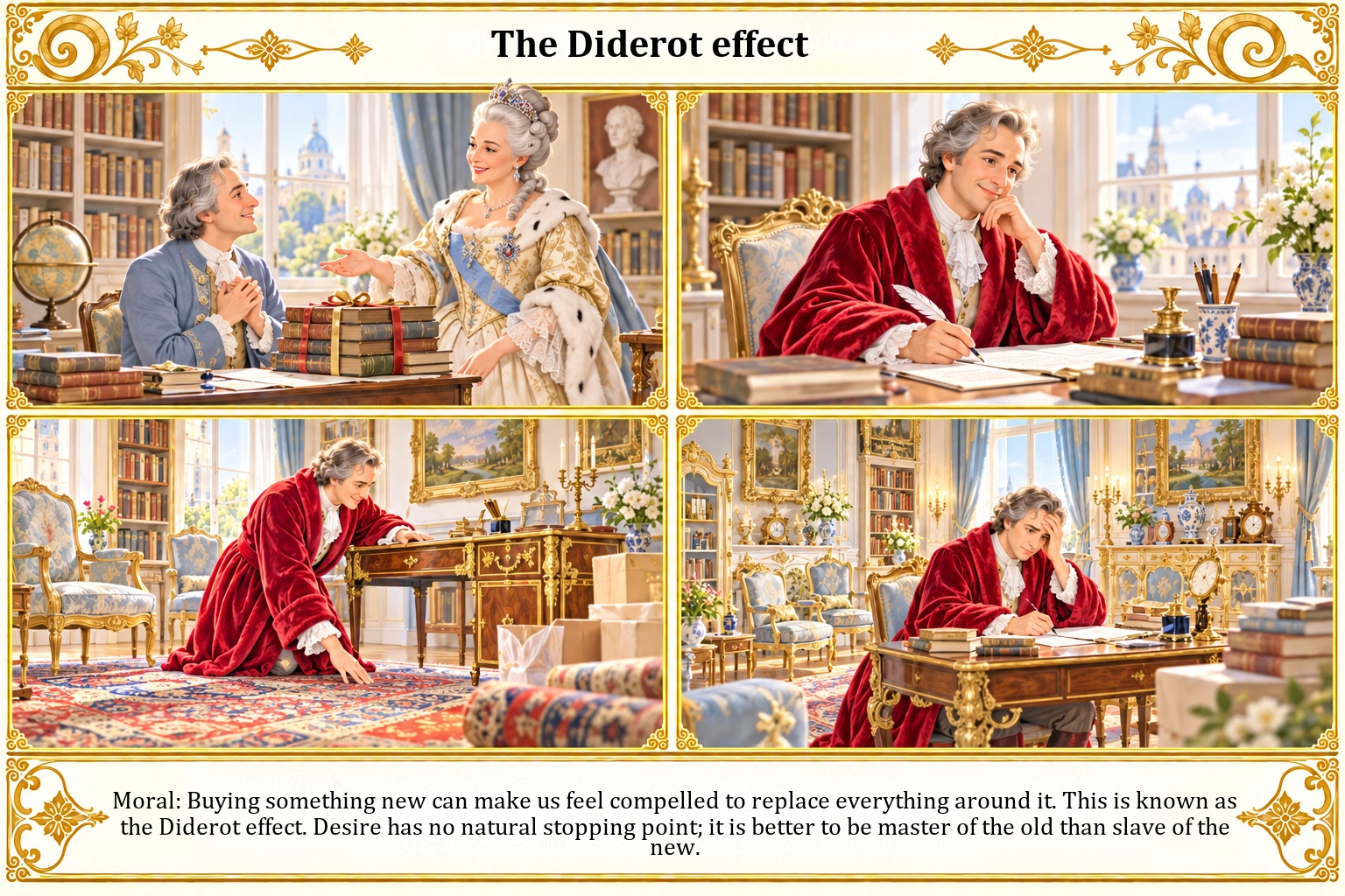 Illustration of The Diderot Effect