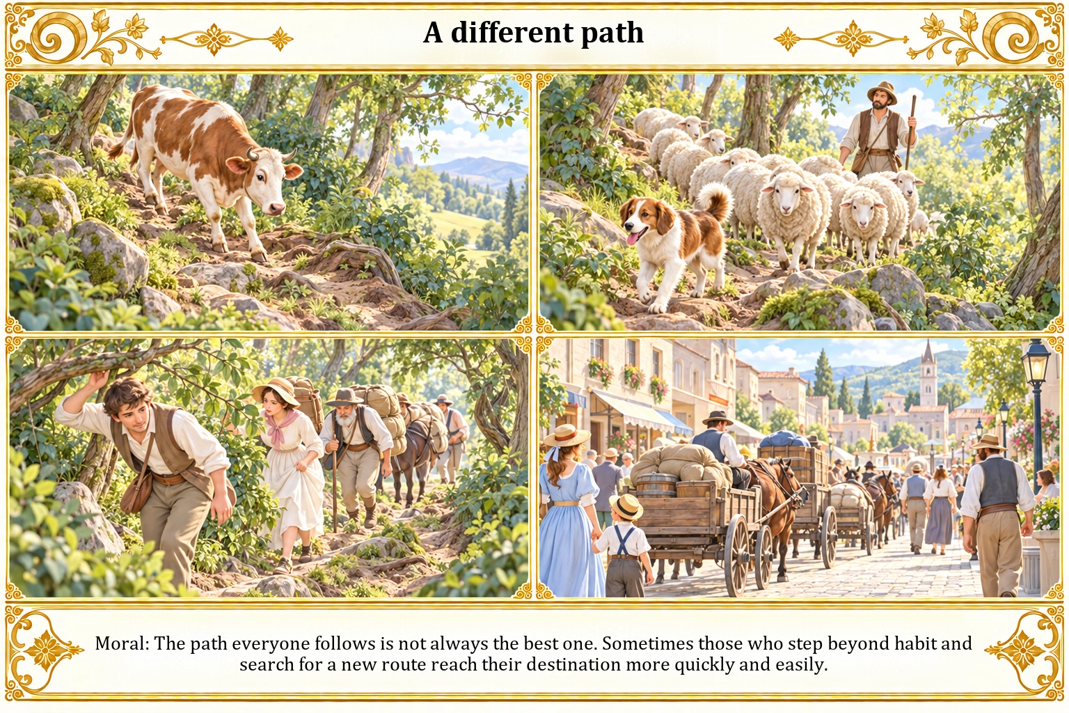 Illustration of A Different Path