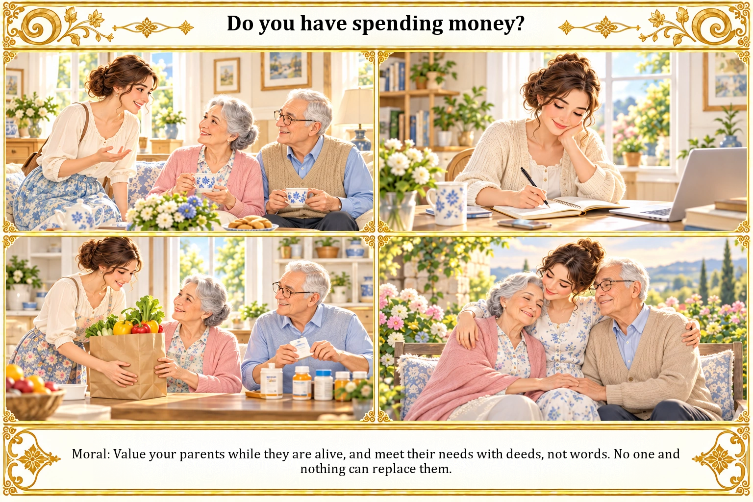 Illustration of Do You Have Spending Money?