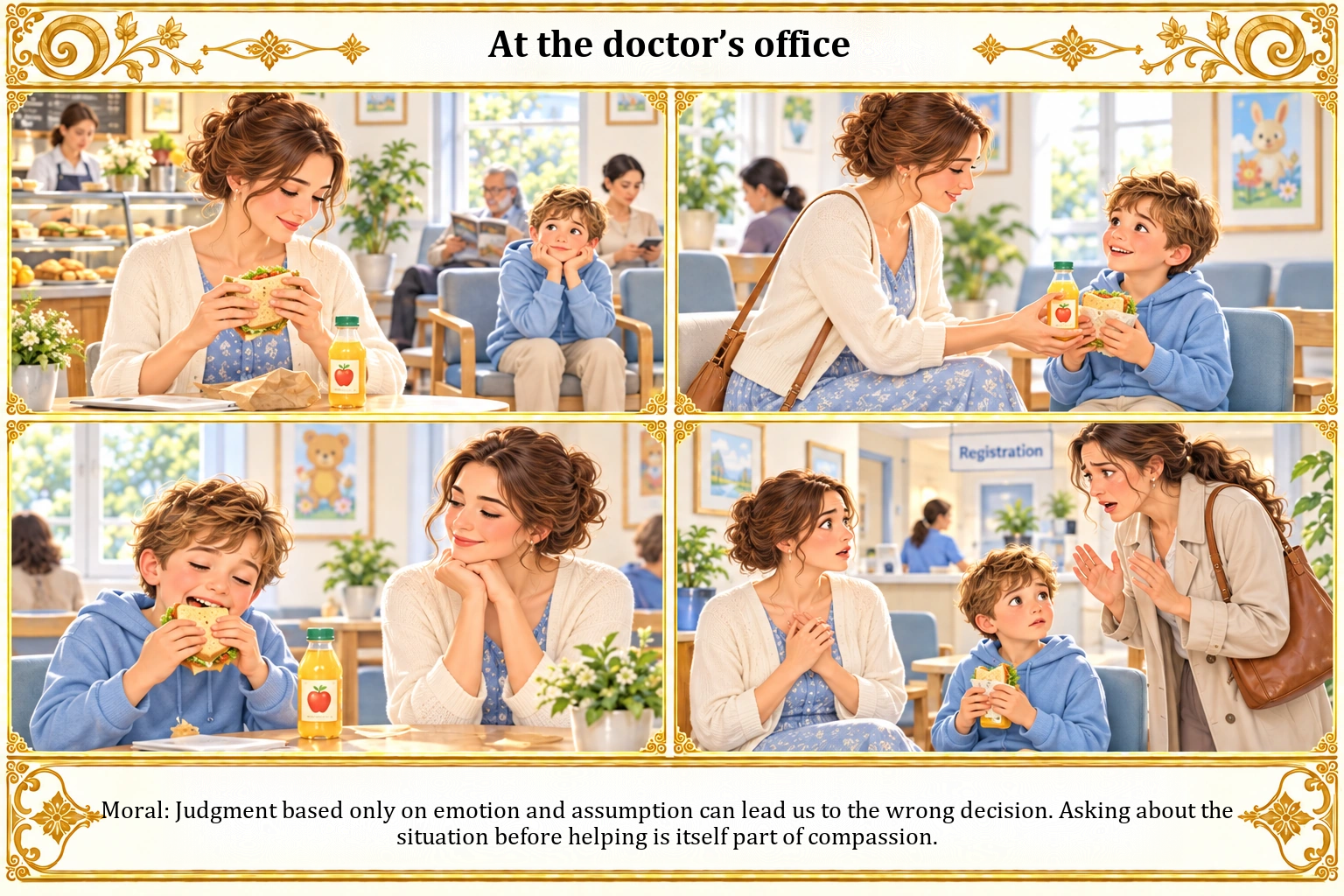 Illustration of At the Doctor’s Office