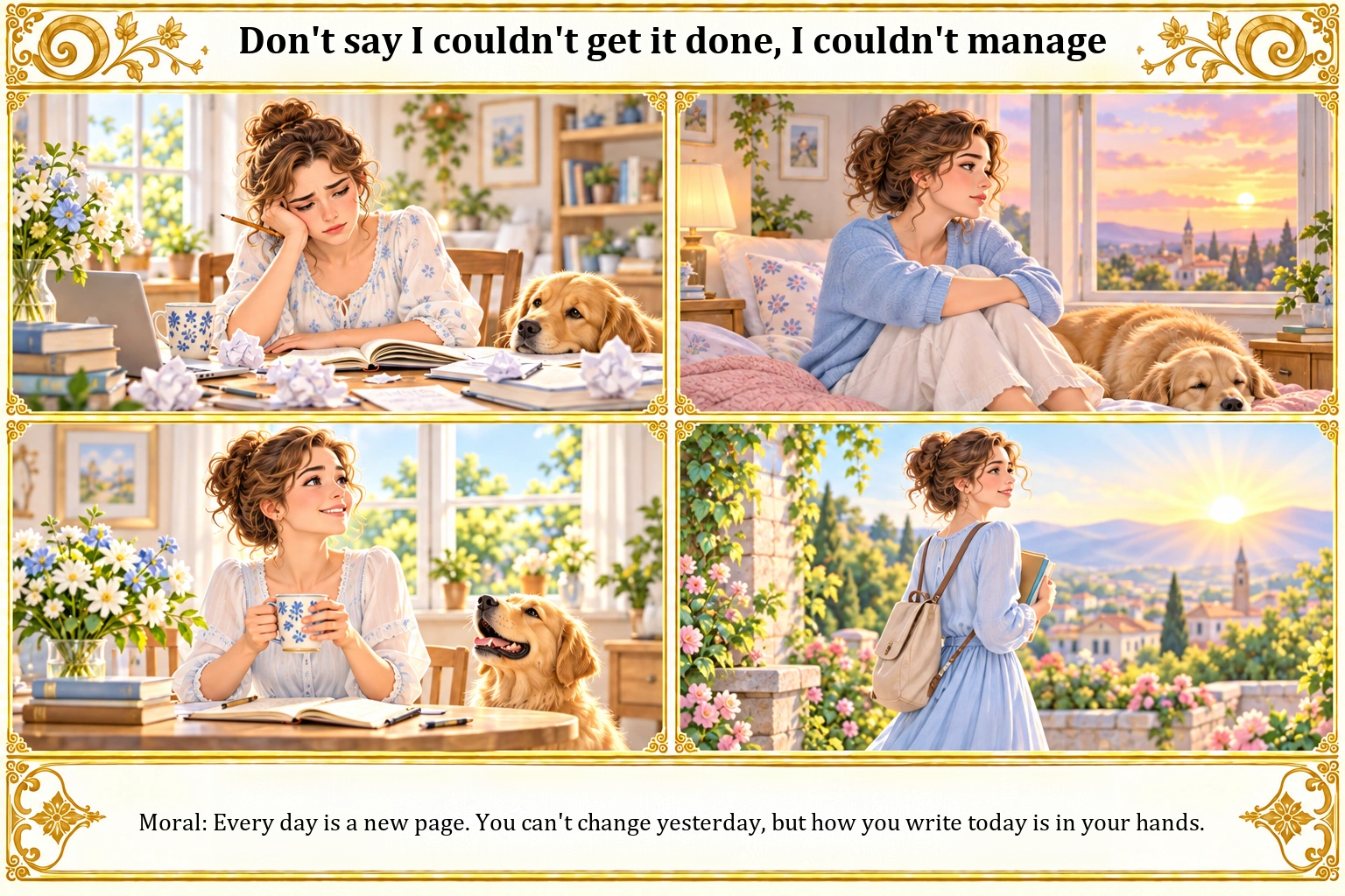 Illustration of Don't Say I Couldn't Get It Done, I Couldn't Manage