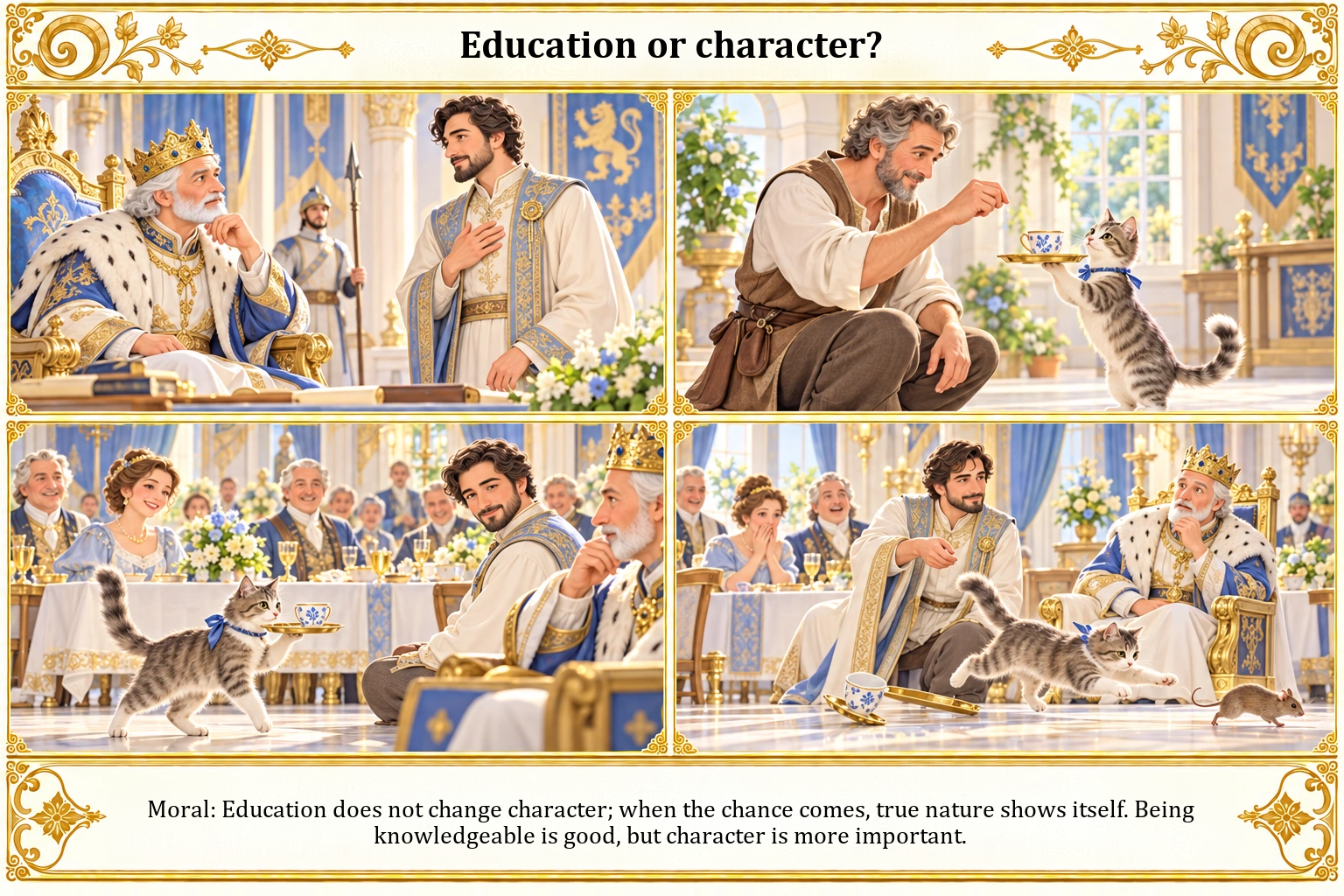 Illustration of Education or Character?