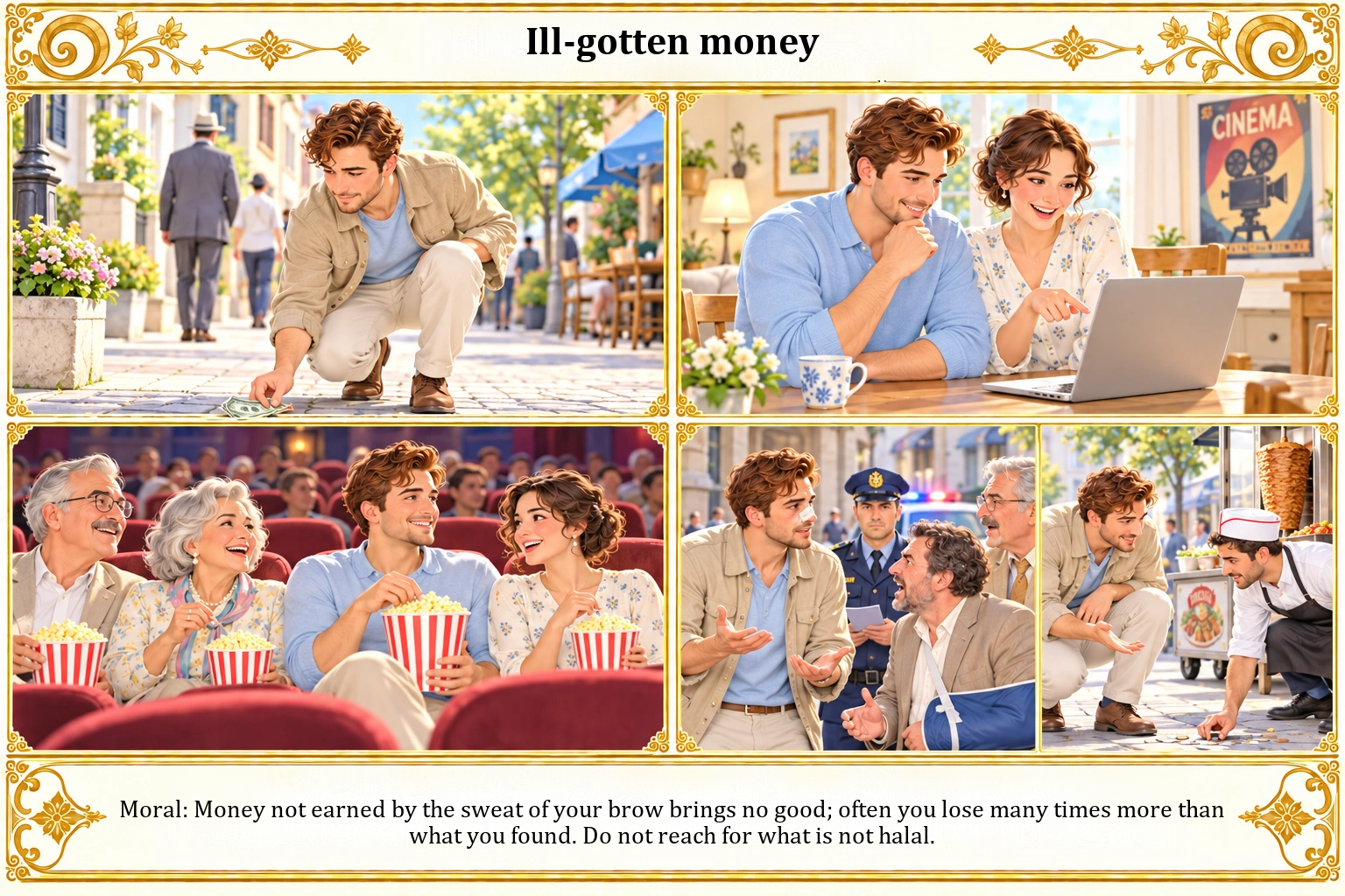 Illustration of Ill-Gotten Money