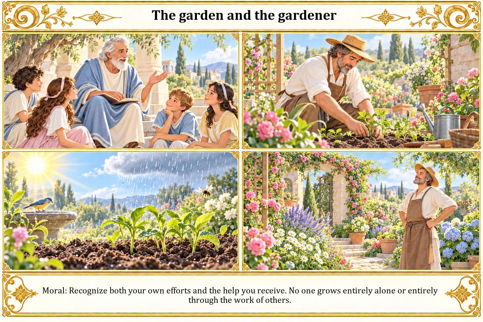 Illustration of The Garden and the Gardener