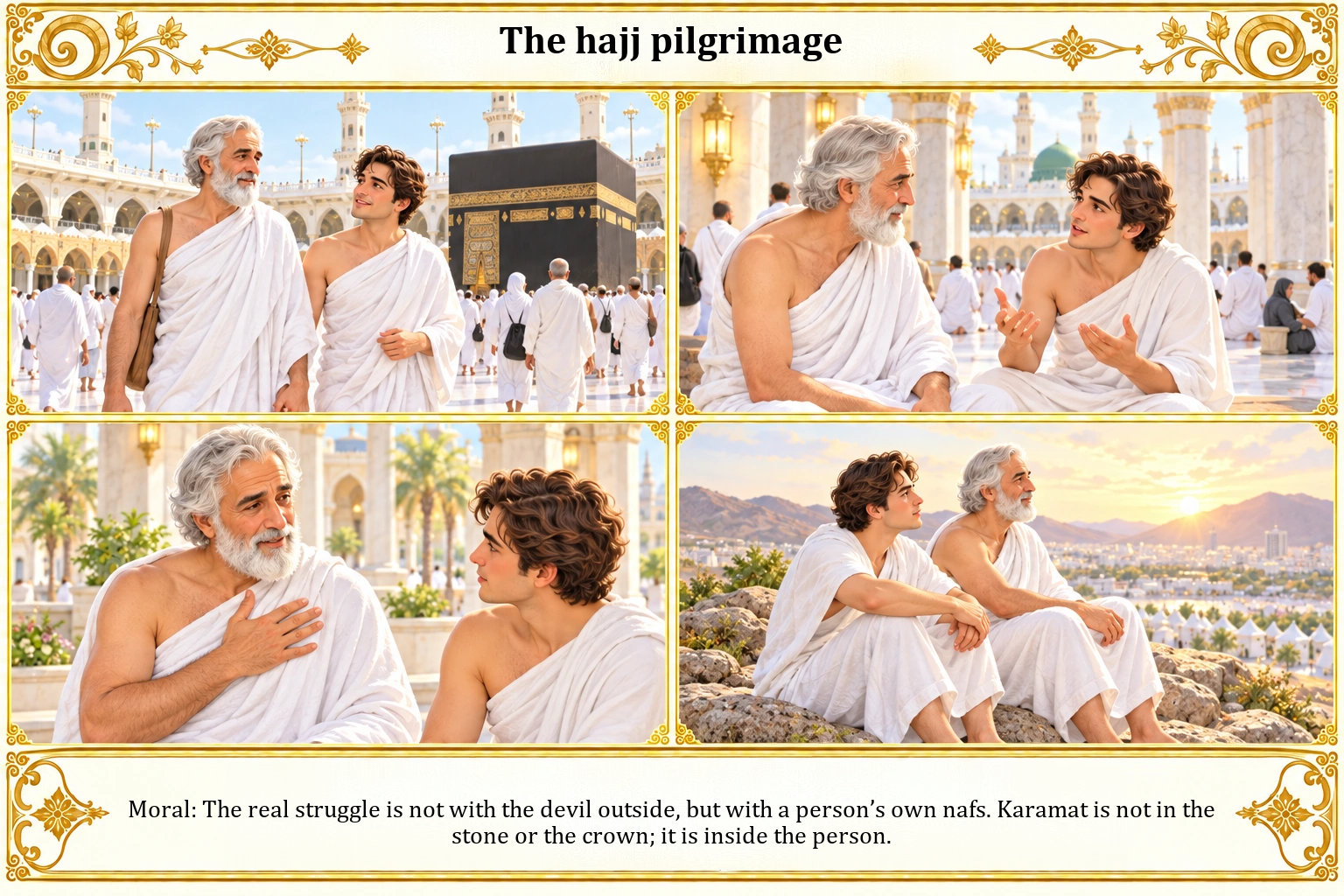 Illustration of The Hajj Pilgrimage