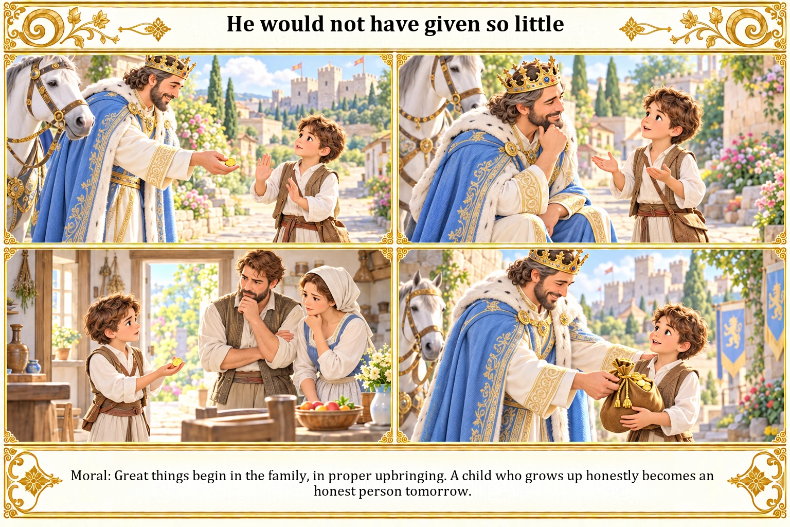 Illustration of He Would Not Have Given So Little