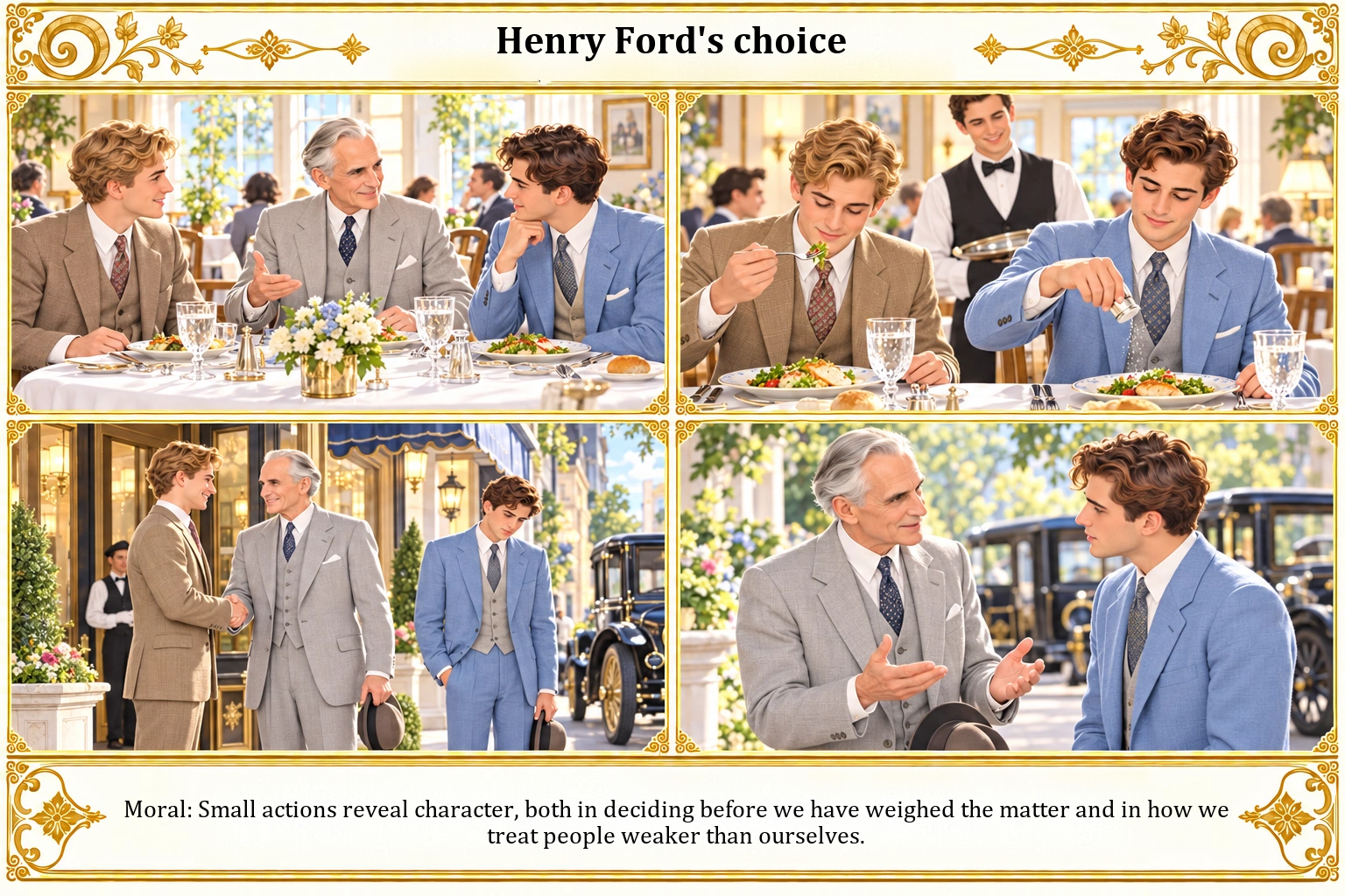 Illustration of Henry Ford's Choice
