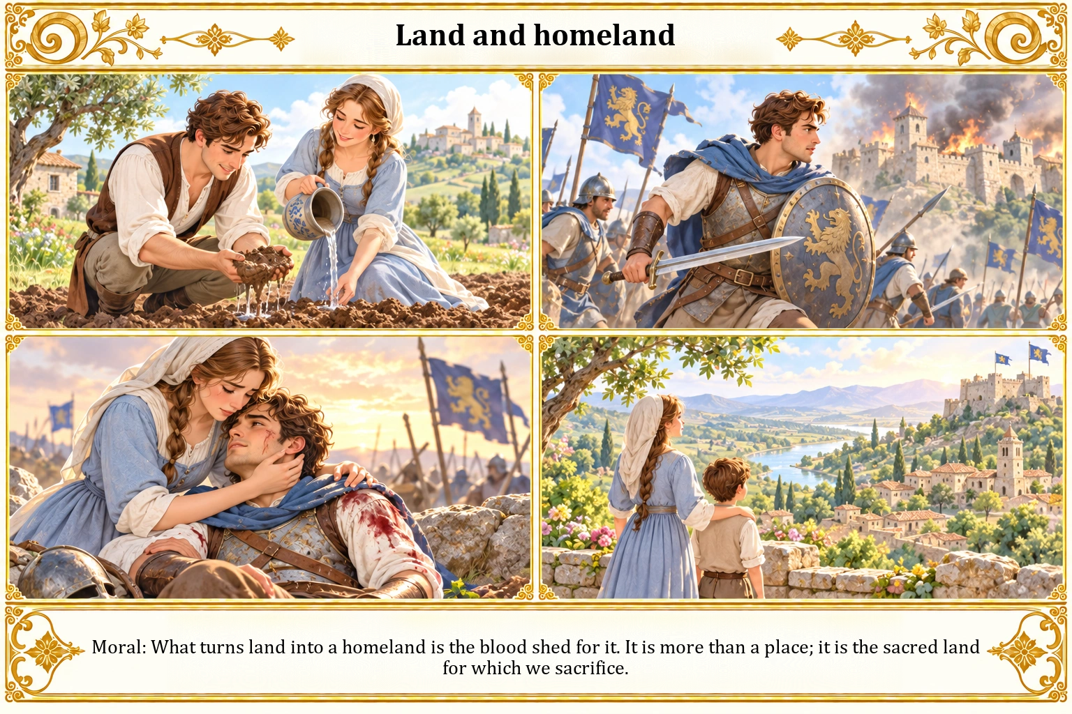 Illustration of Land and Homeland