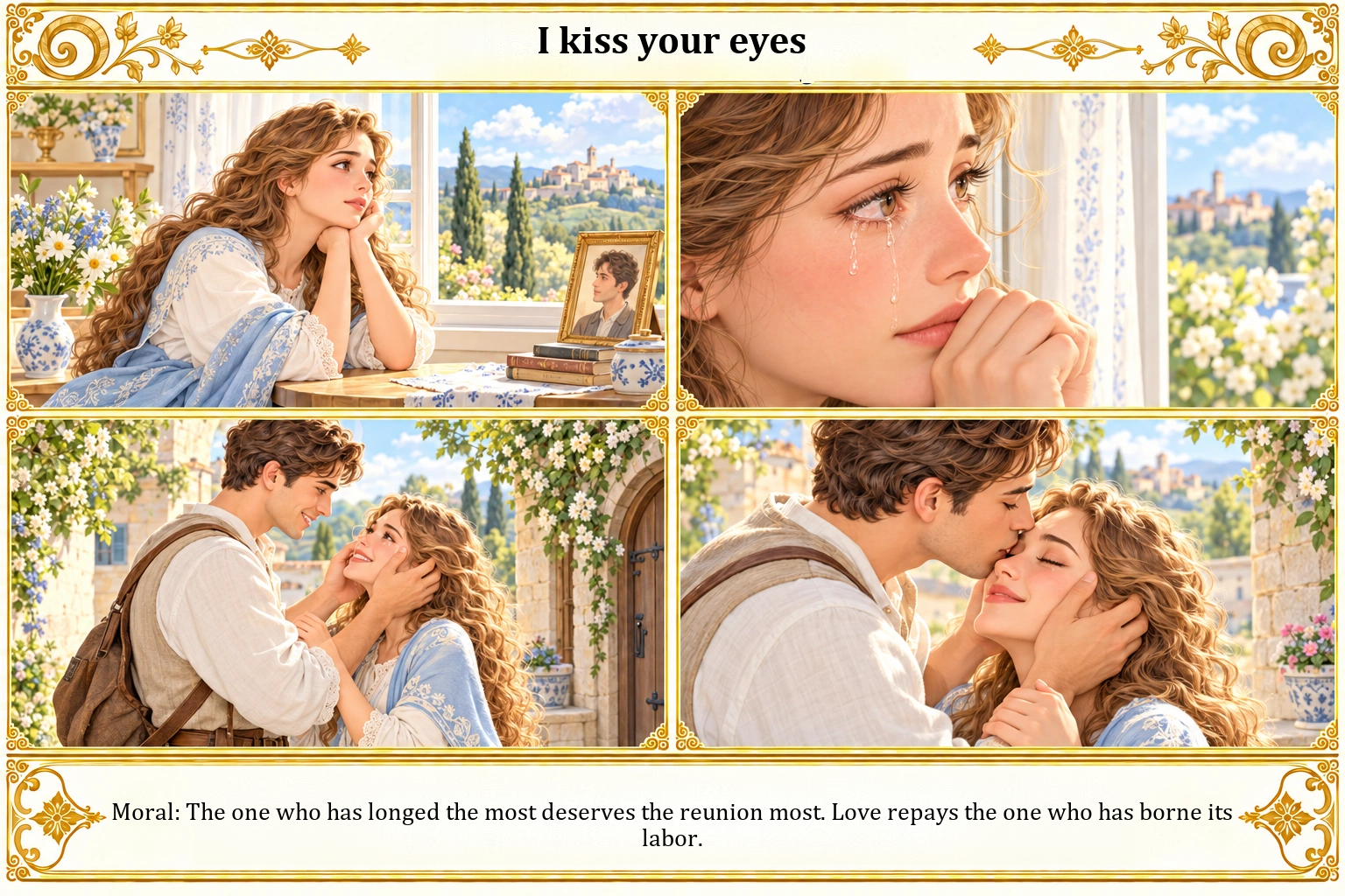 Illustration of I Kiss Your Eyes