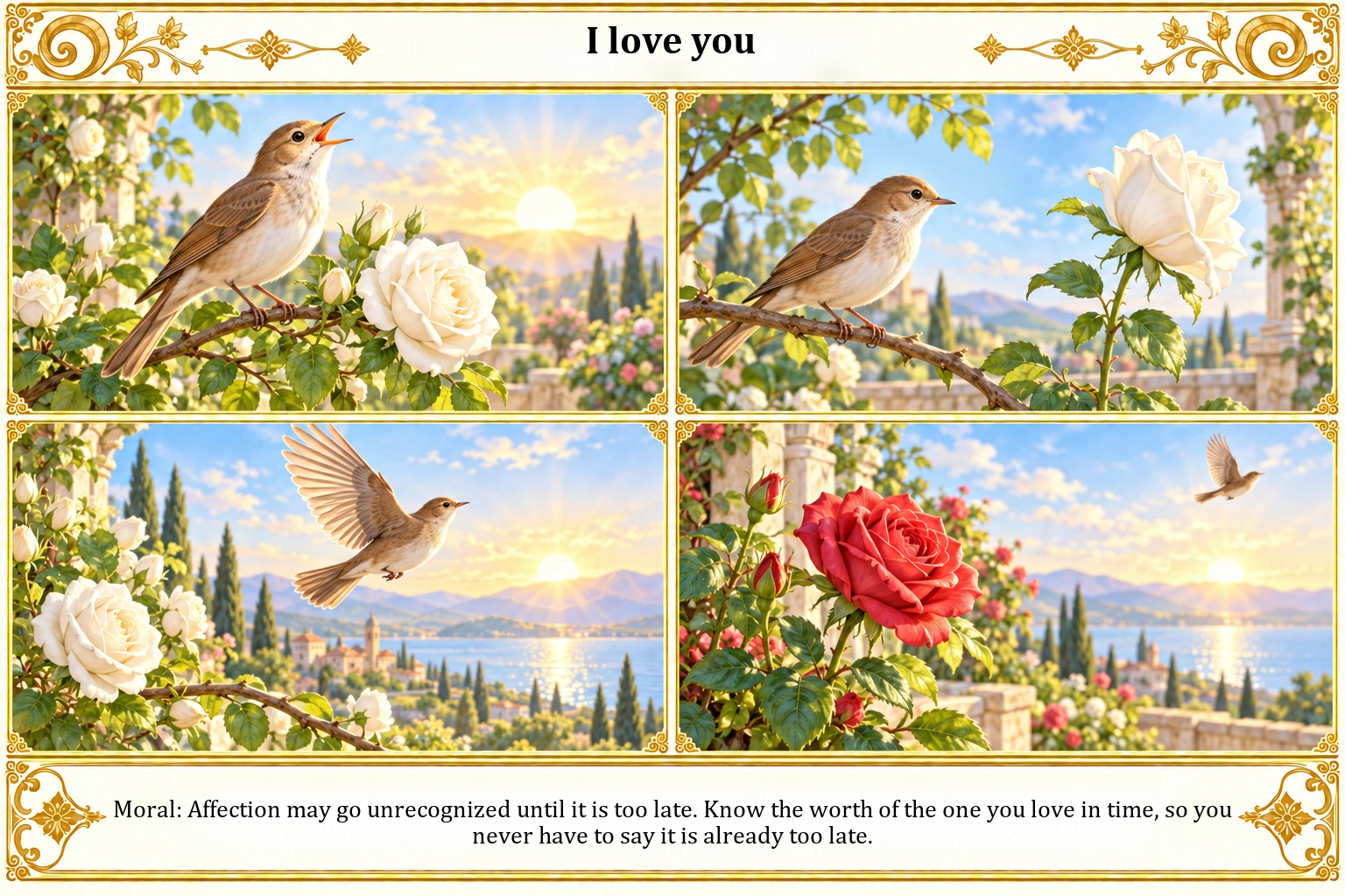 Illustration of I Love You