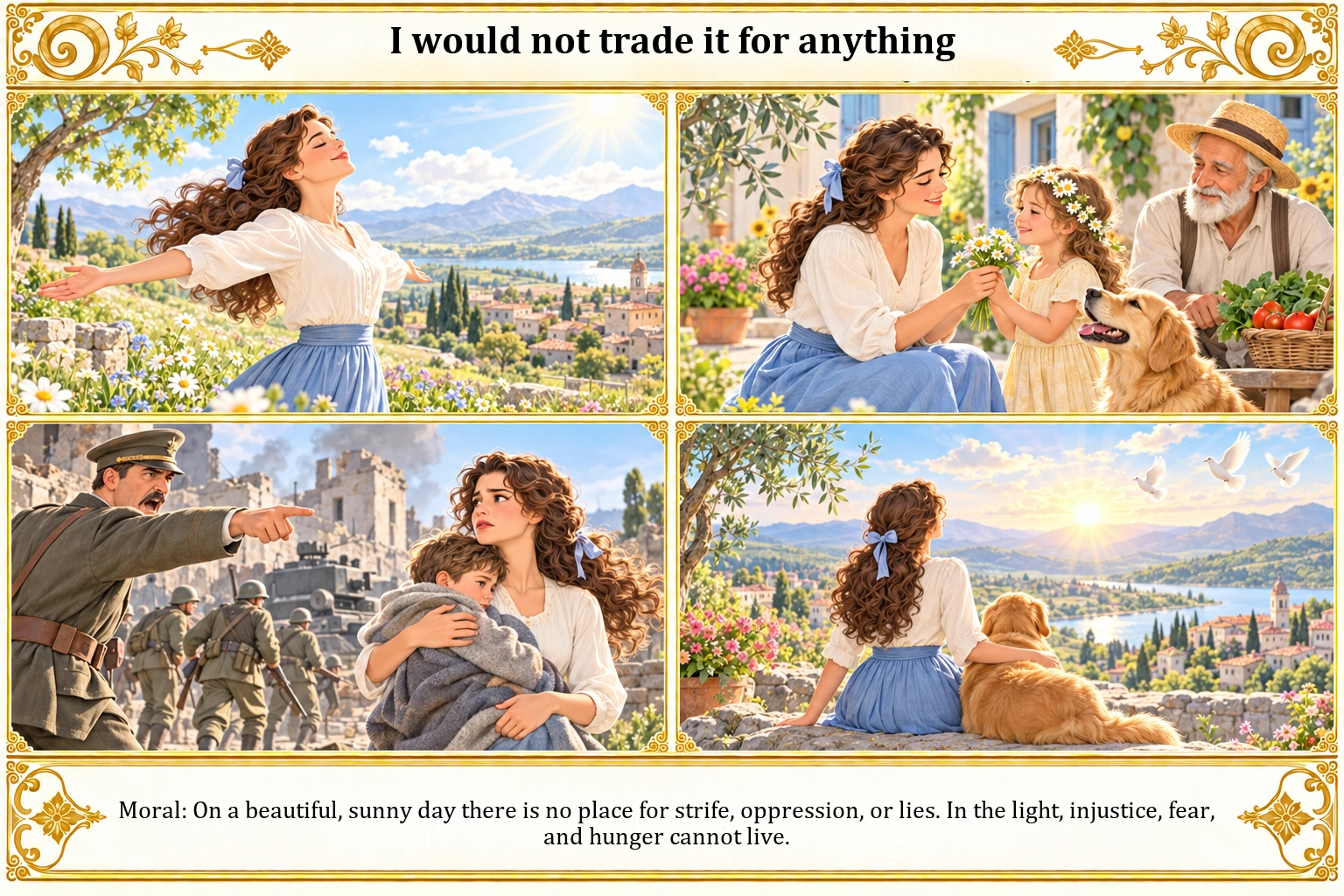 Illustration of I Would Not Trade It for Anything