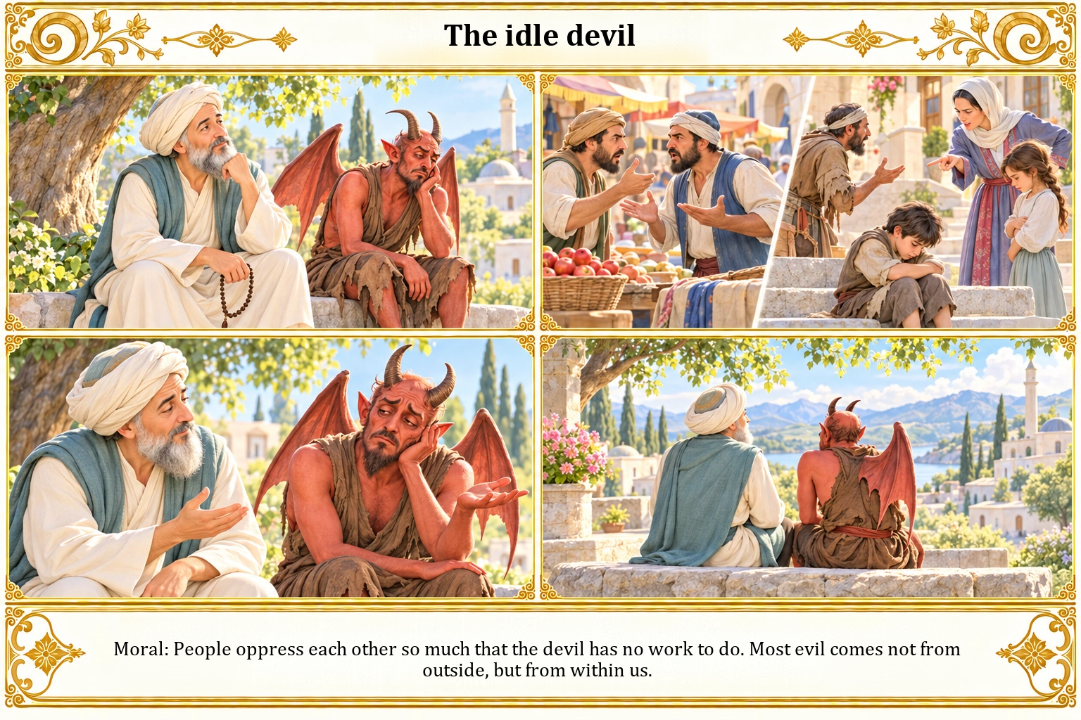 Illustration of The Idle Devil