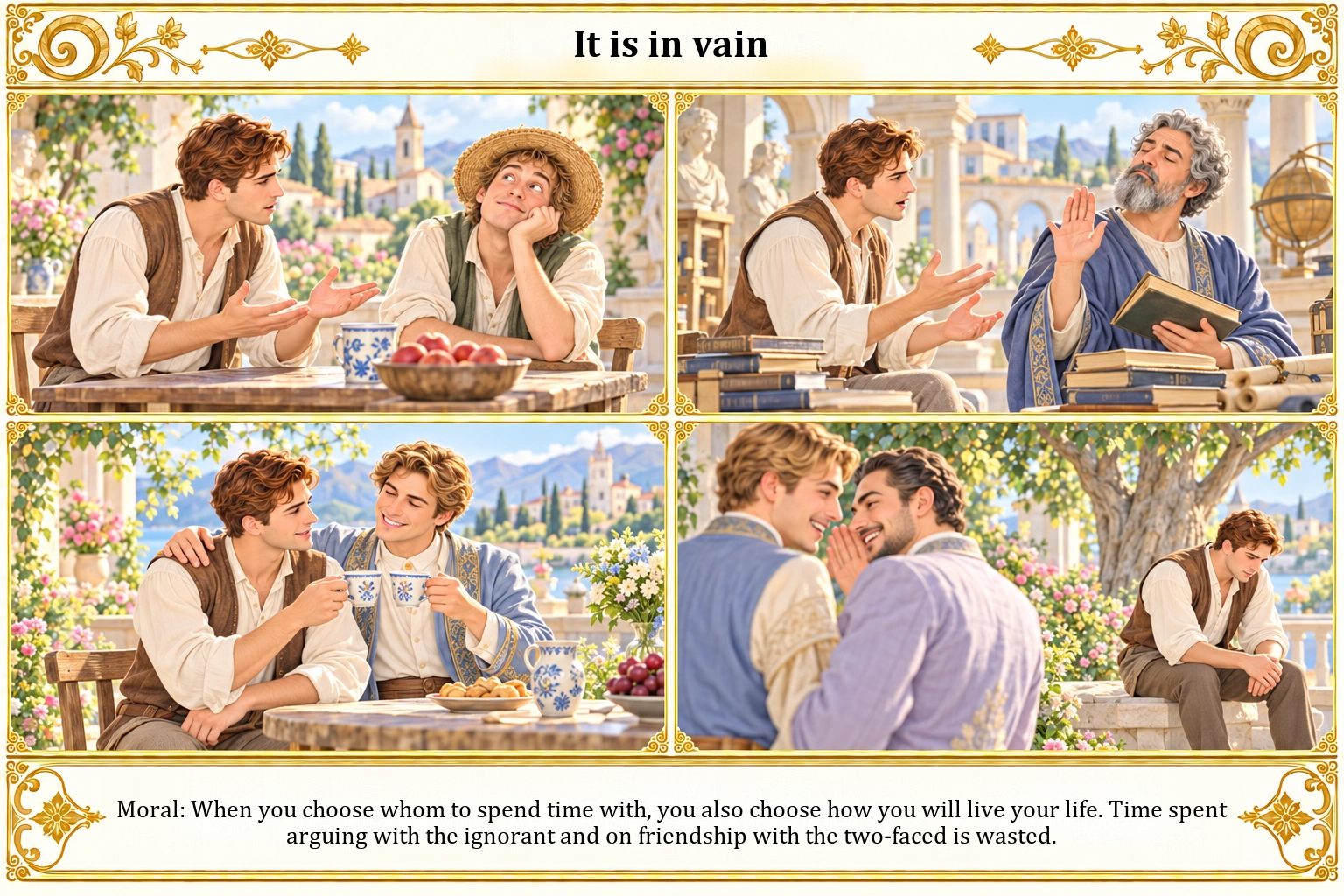 Illustration of It Is in Vain