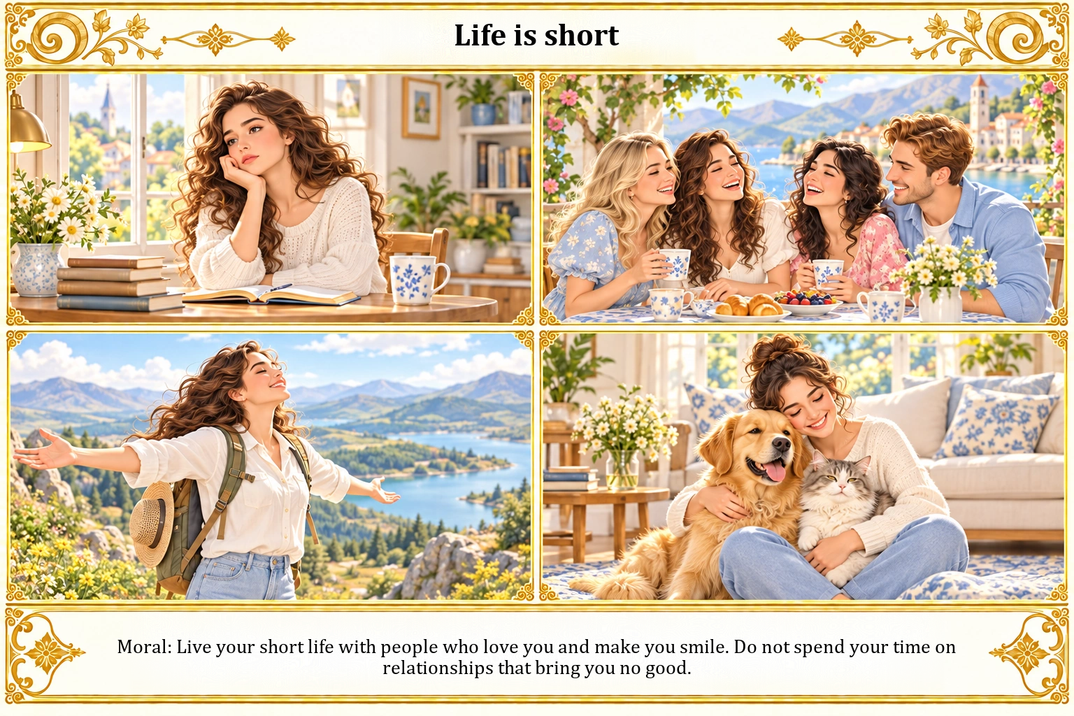Illustration of Life Is Short