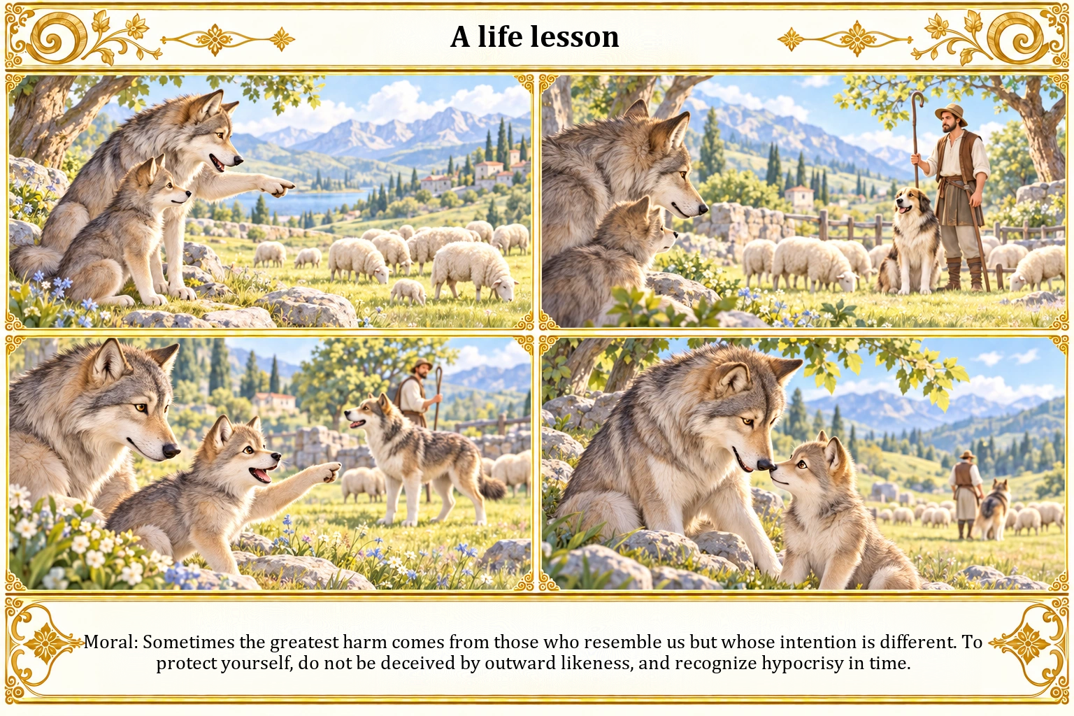 Illustration of A Life Lesson