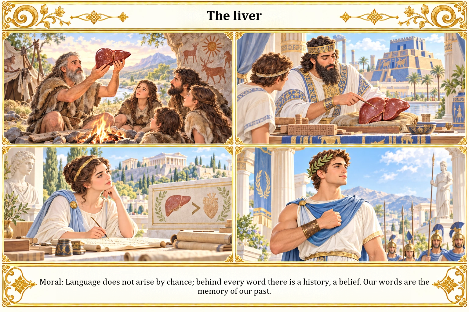 Illustration of The Liver in Language