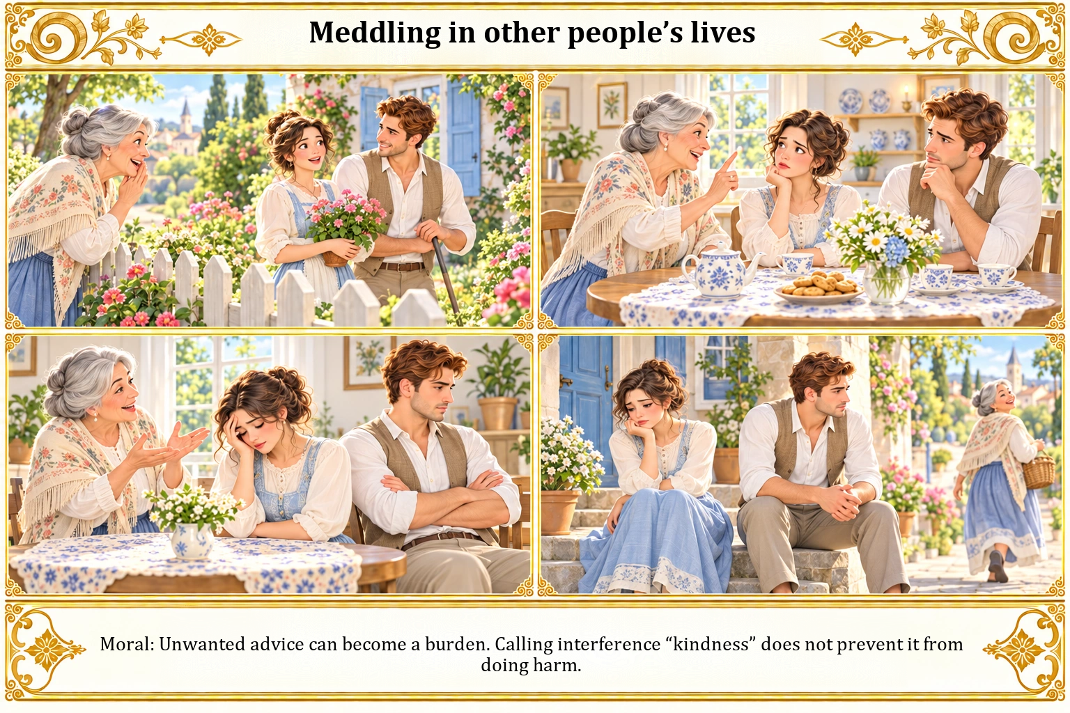 Illustration of Meddling in Other People’s Lives