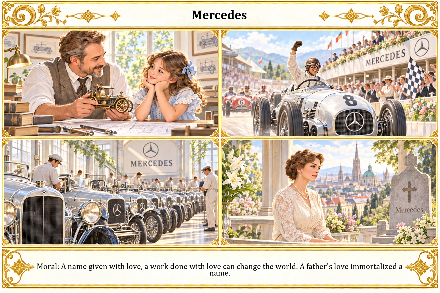 Illustration of Mercedes