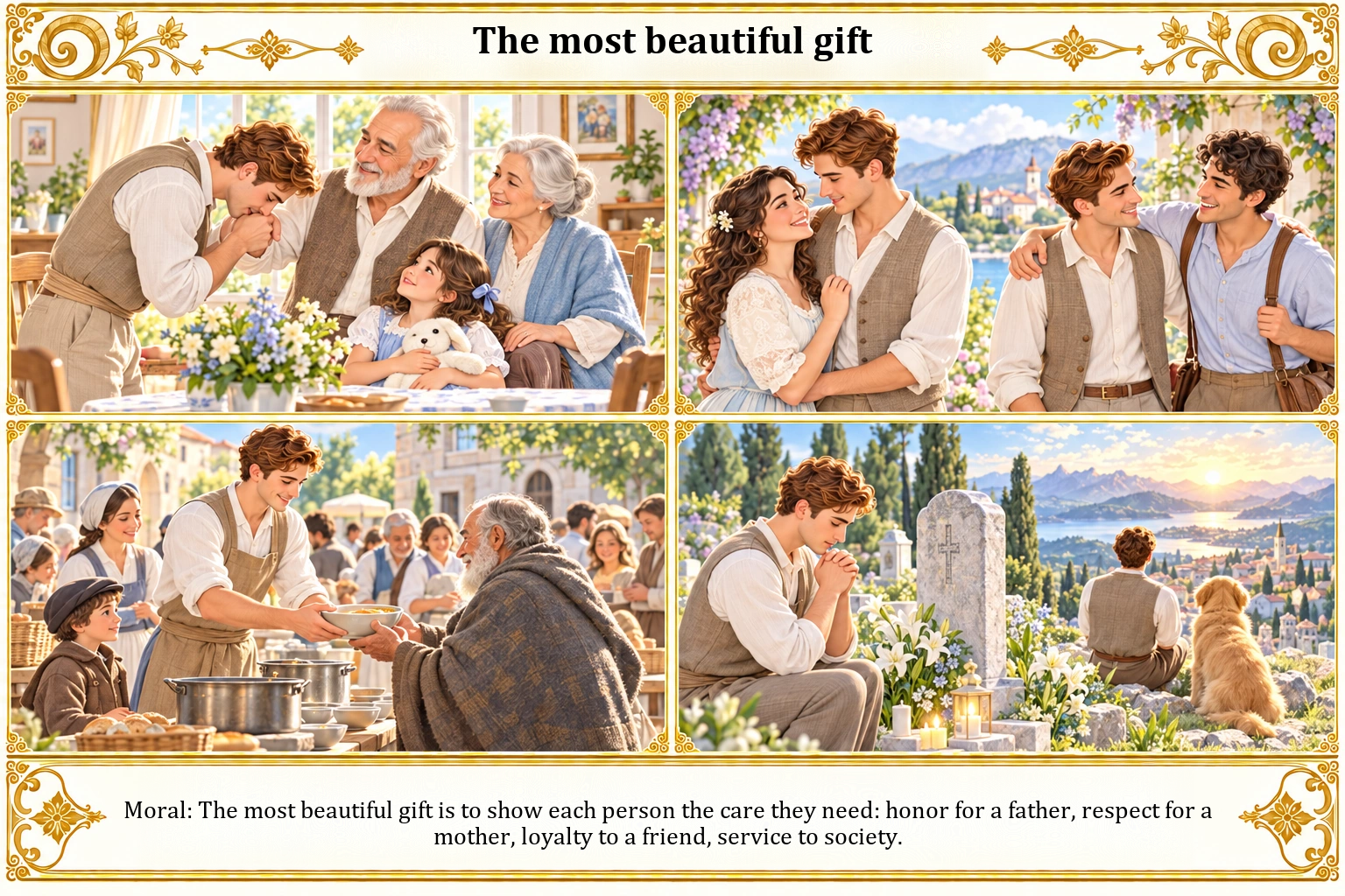 Illustration of The Most Beautiful Gift