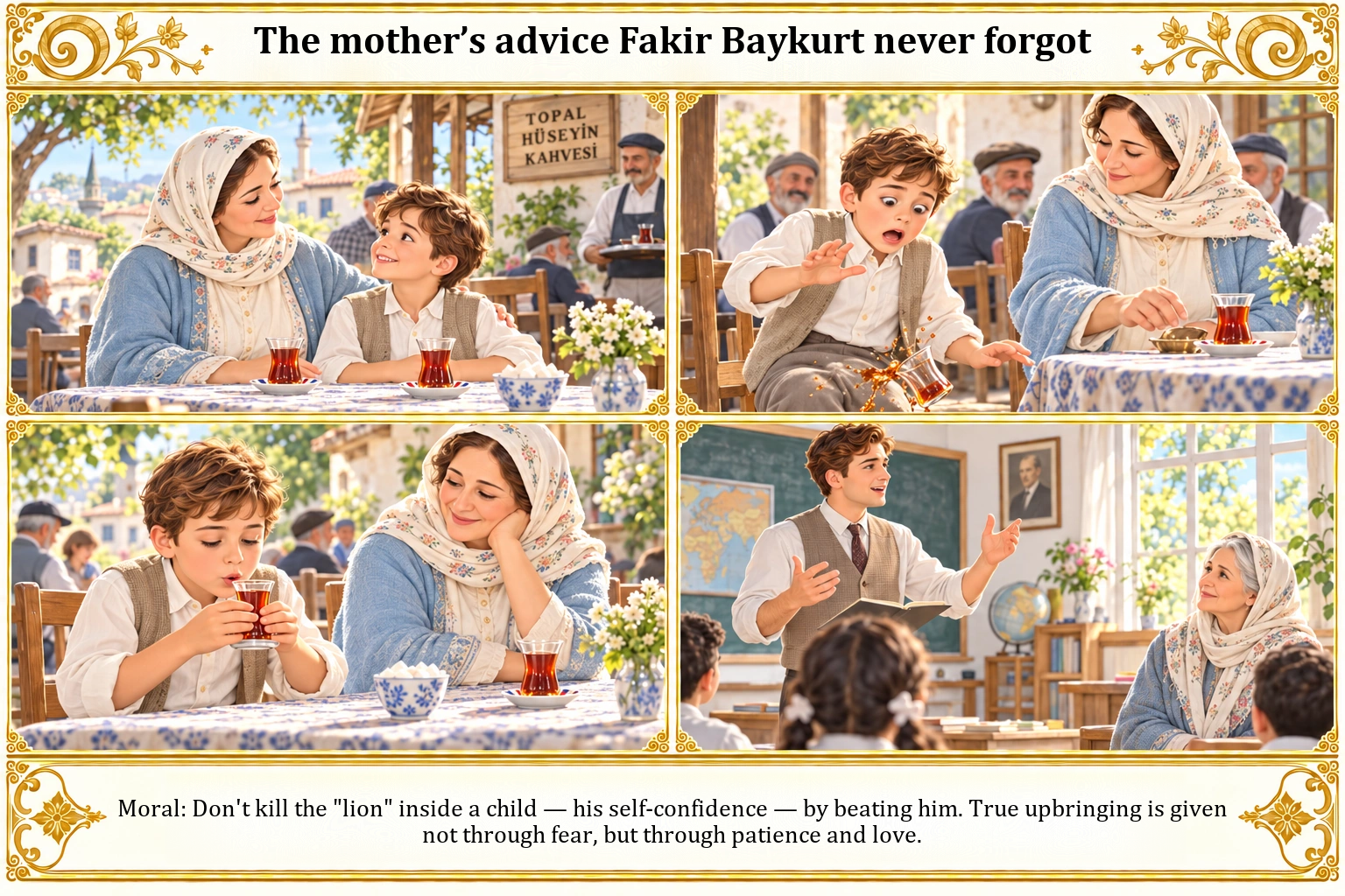 Illustration of The Mother’s Advice Fakir Baykurt Never Forgot