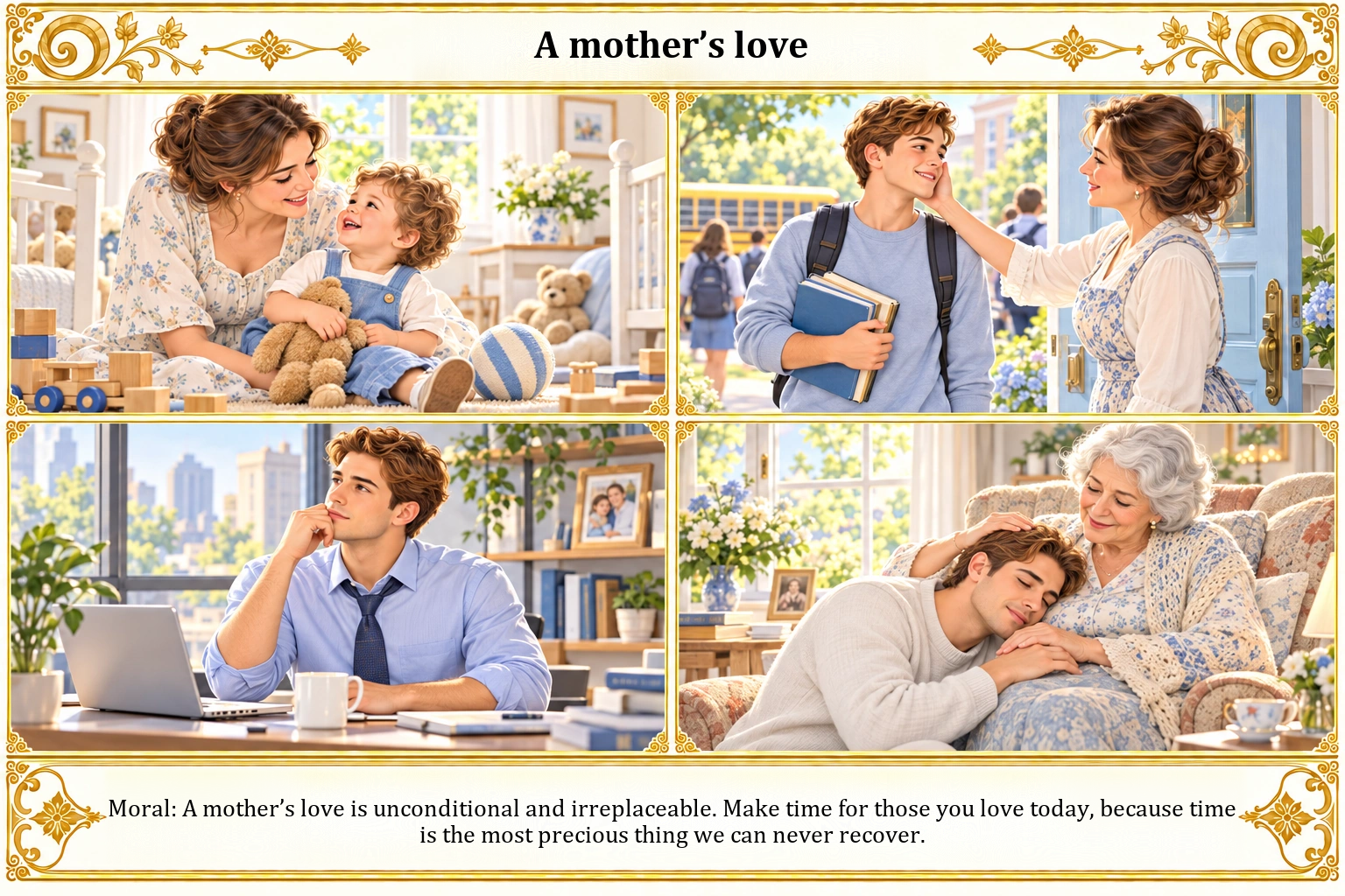Illustration of A Mother’s Love