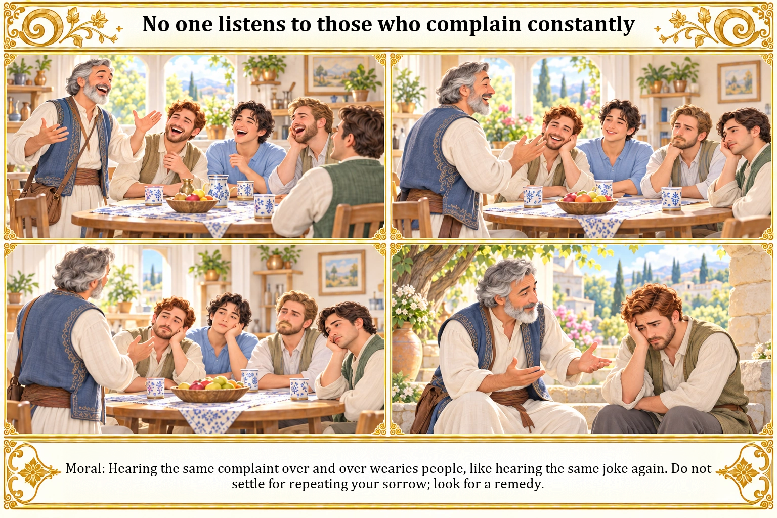 Illustration of No One Listens to Those Who Complain Constantly