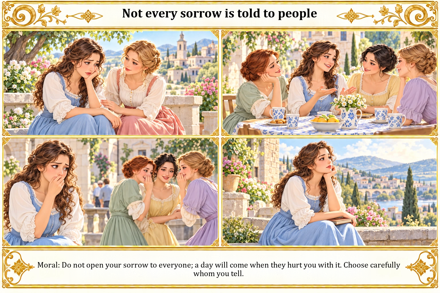 Illustration of Not Every Sorrow Is Told to People