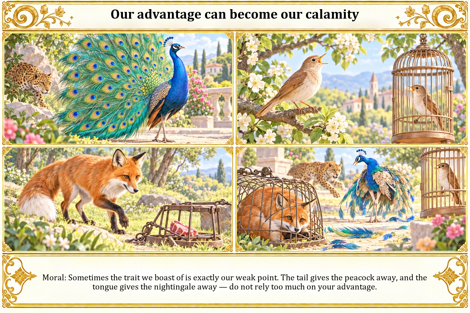 Illustration of Our Advantage Can Become Our Calamity