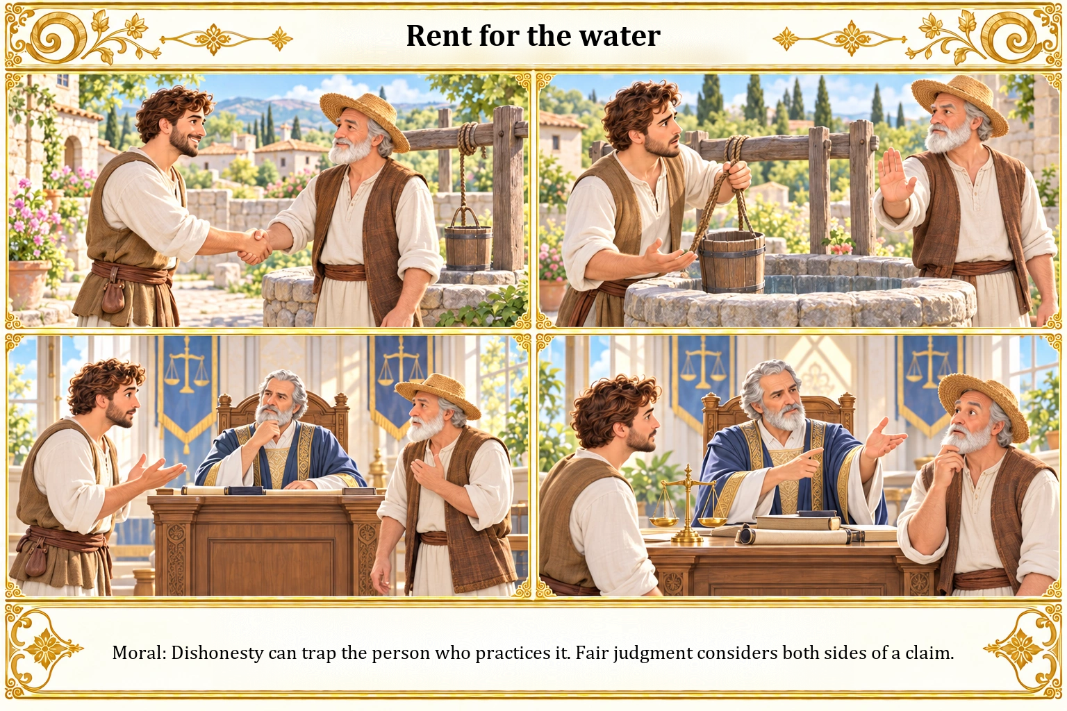 Illustration of Rent for the Water