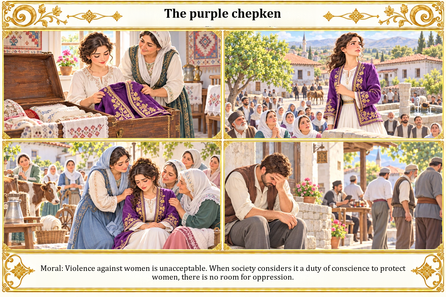 Illustration of The Purple Chepken