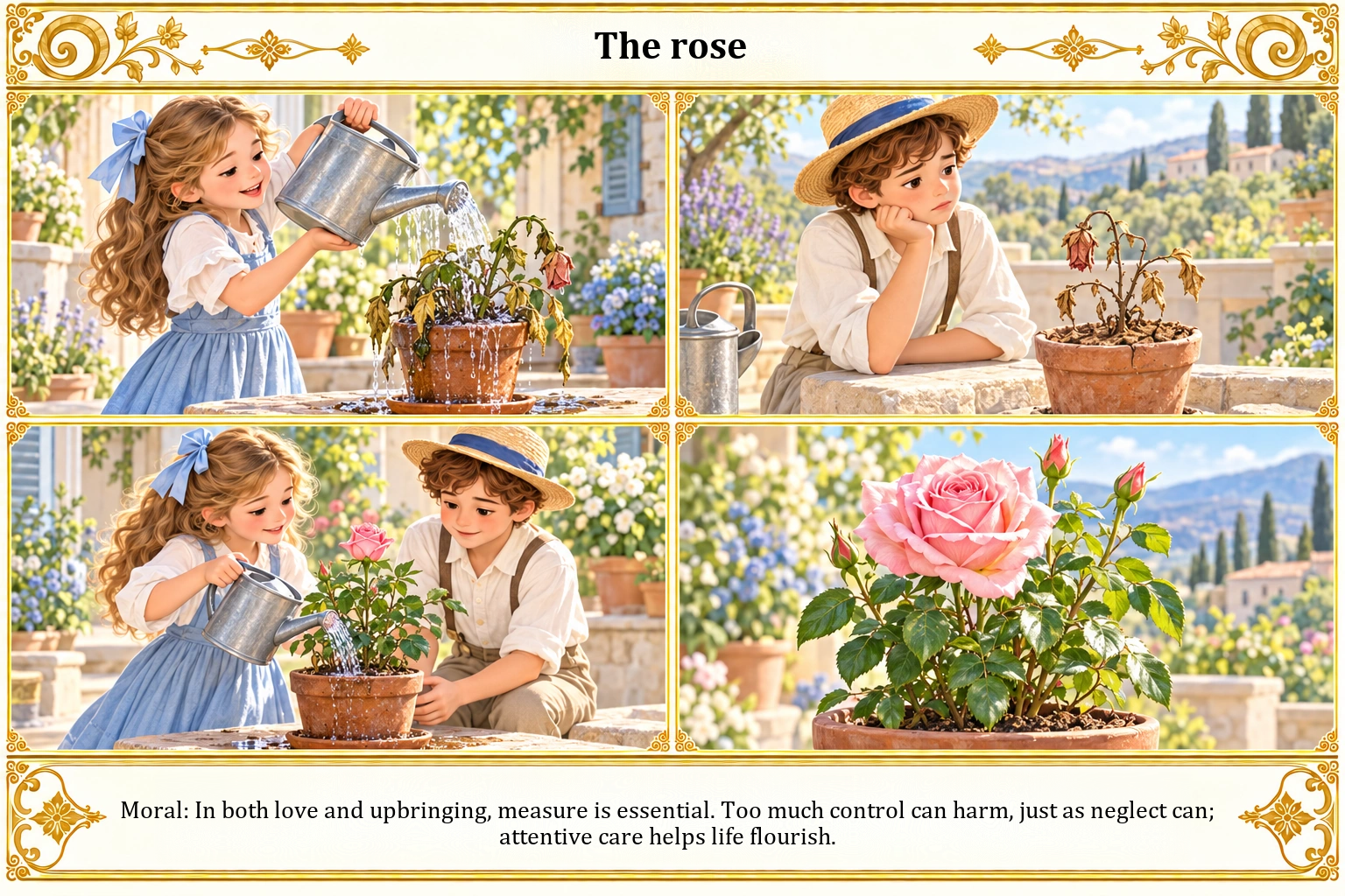Illustration of The Rose