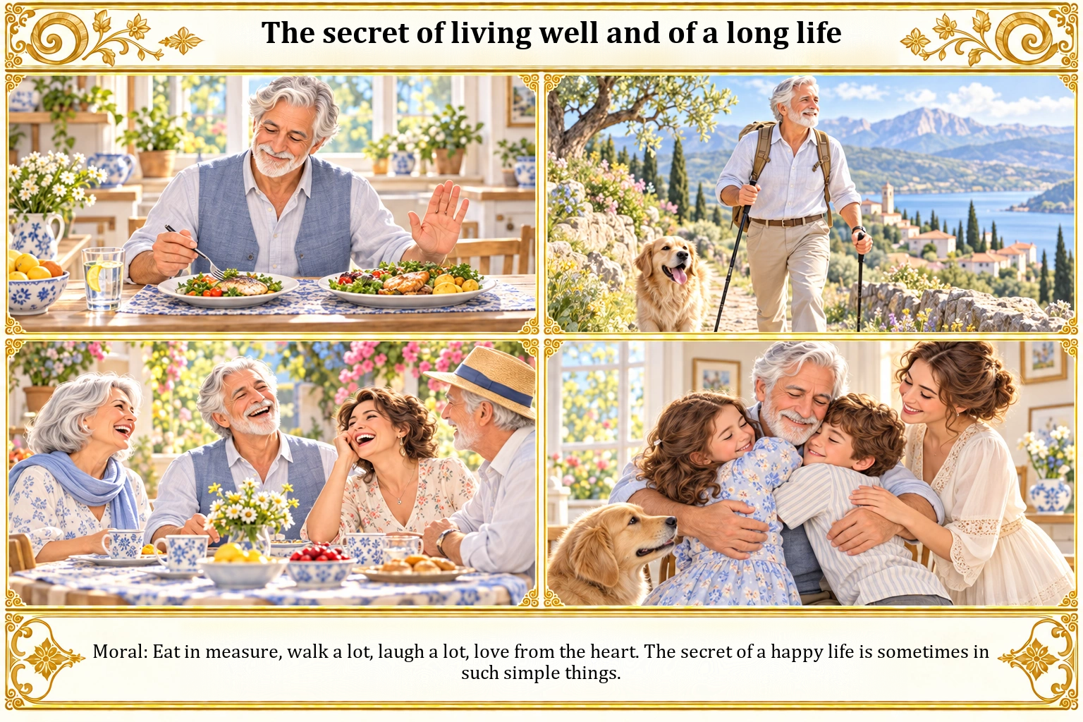 Illustration of The Secret of Living Well and of a Long Life