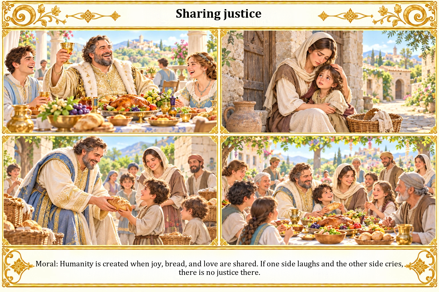 Illustration of Sharing Justice