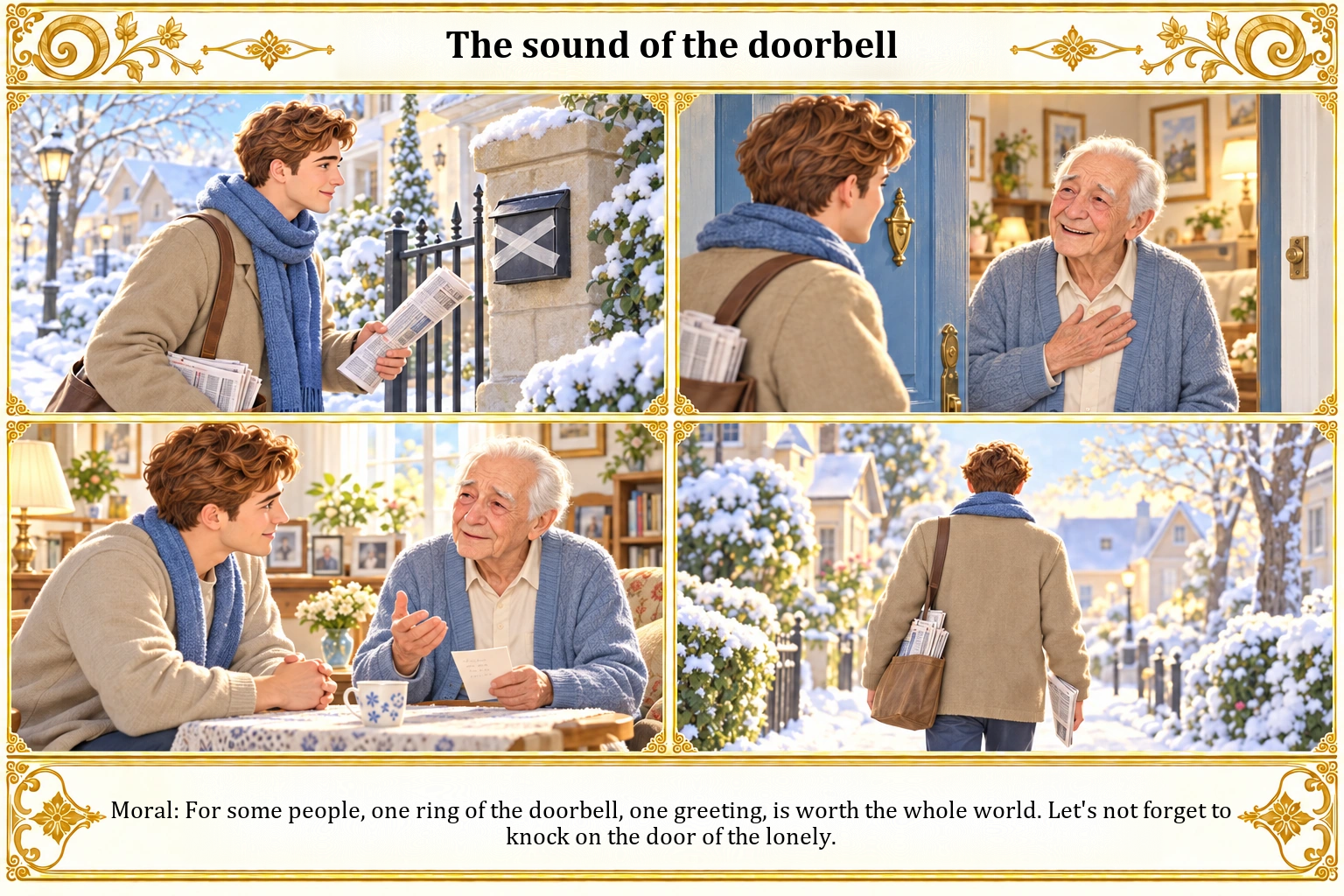 Illustration of The Sound of the Doorbell