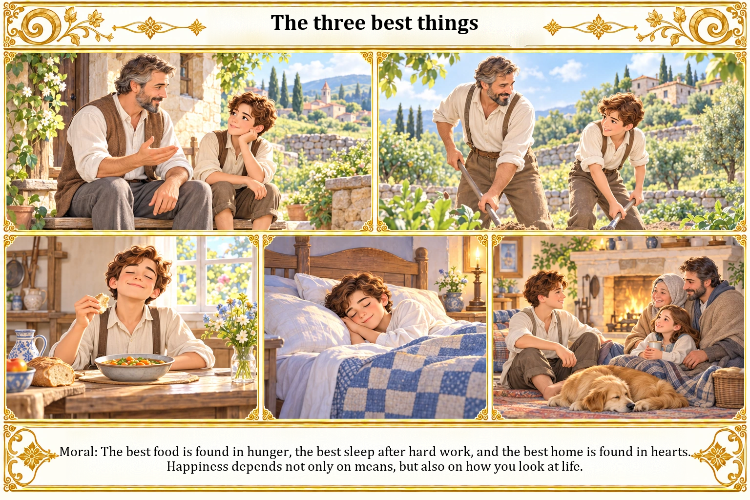 Illustration of The Three Best Things