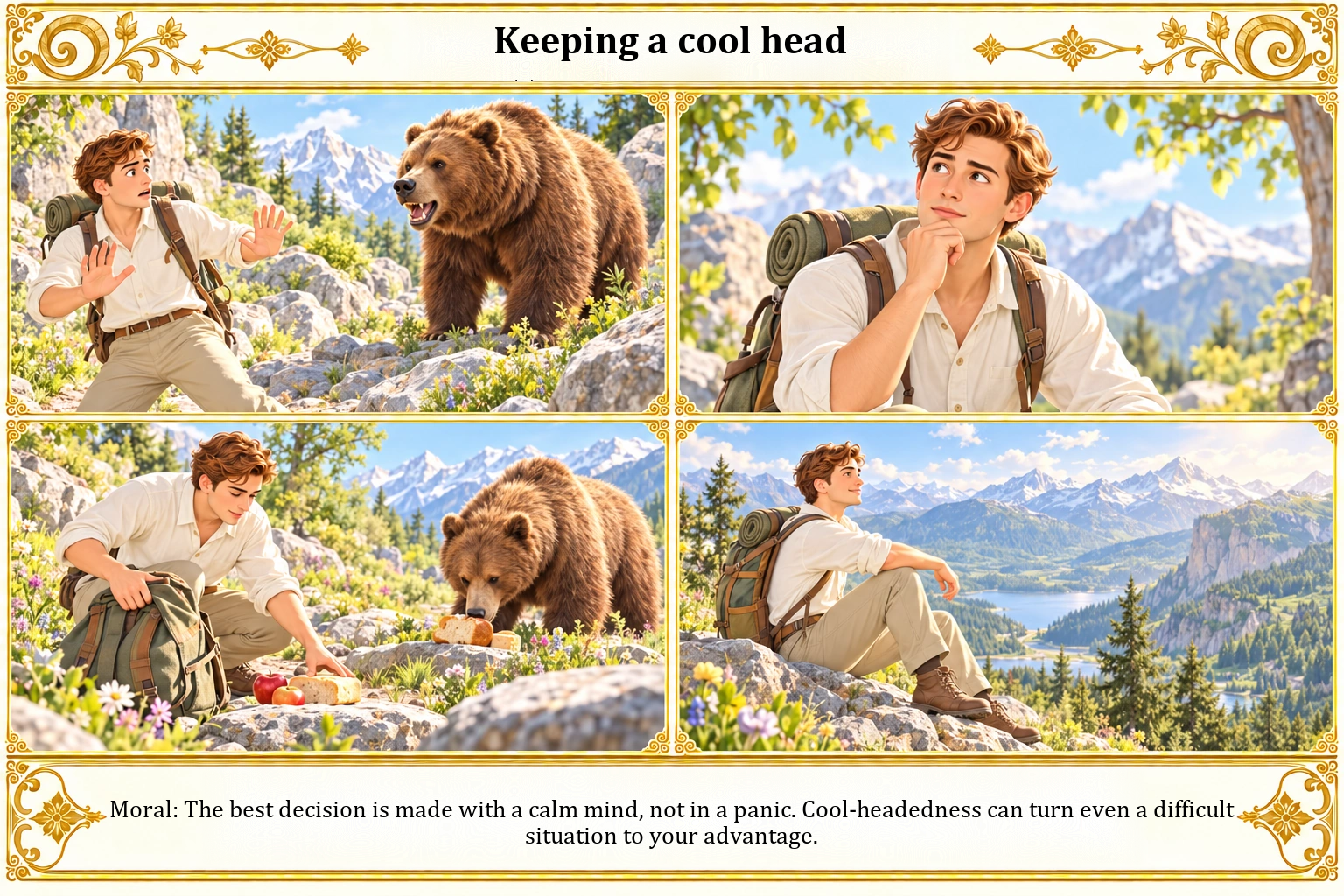 Illustration of Keeping a Cool Head