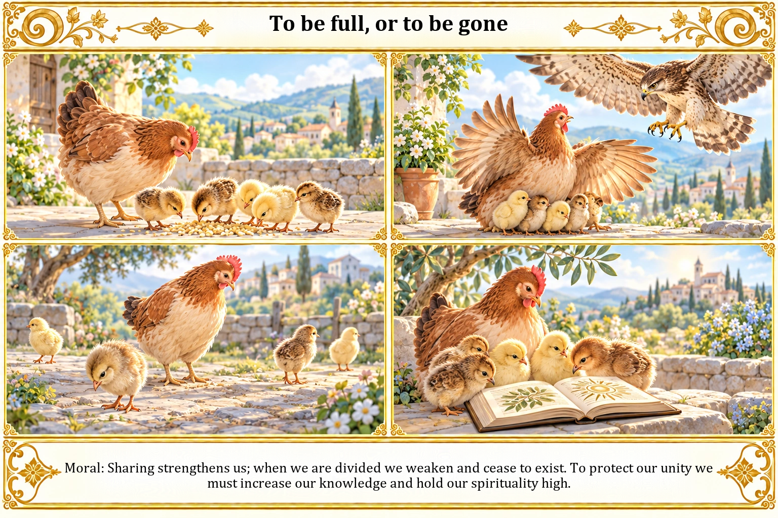 Illustration of To Be Full, or to Be Gone