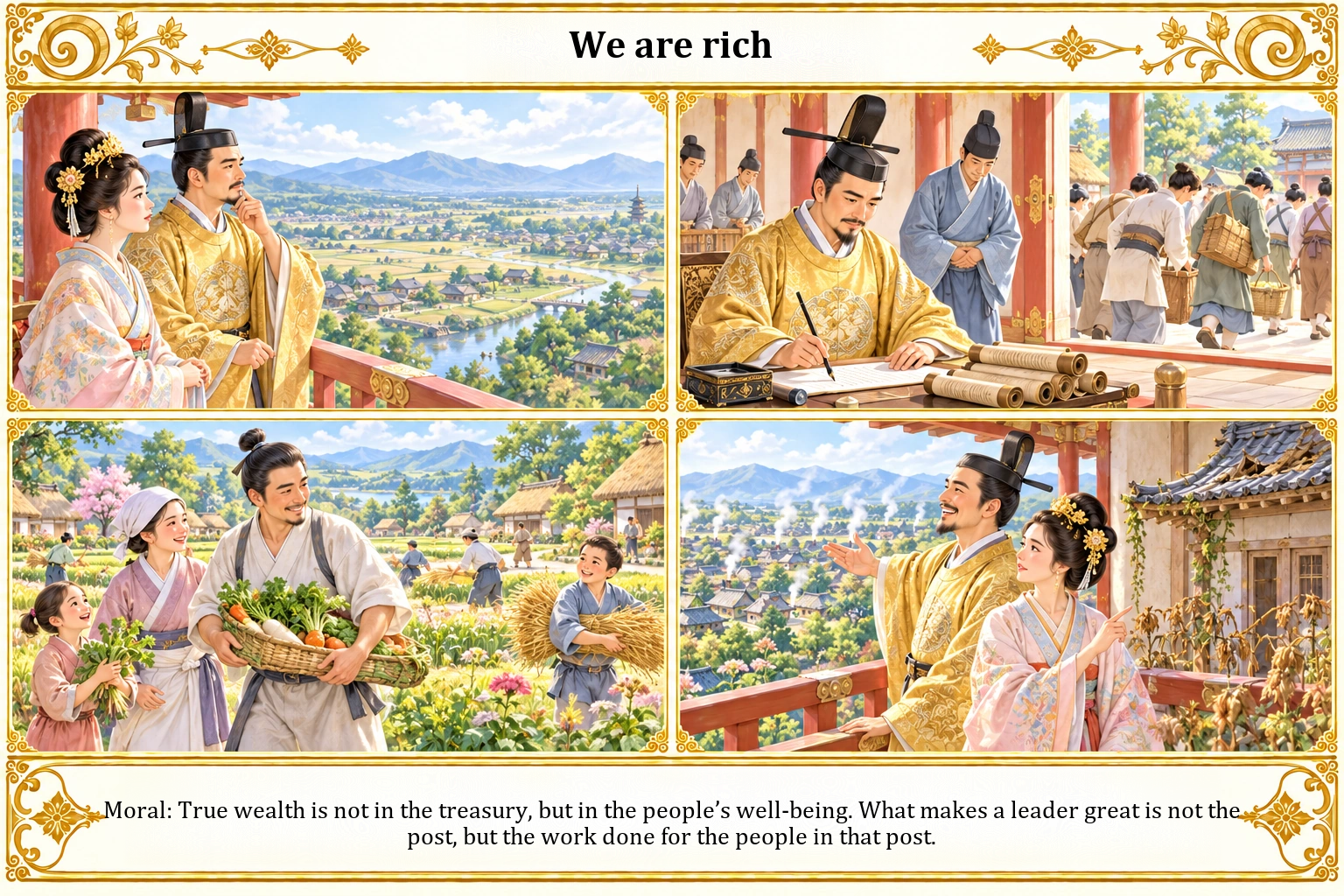 Illustration of We Are Rich
