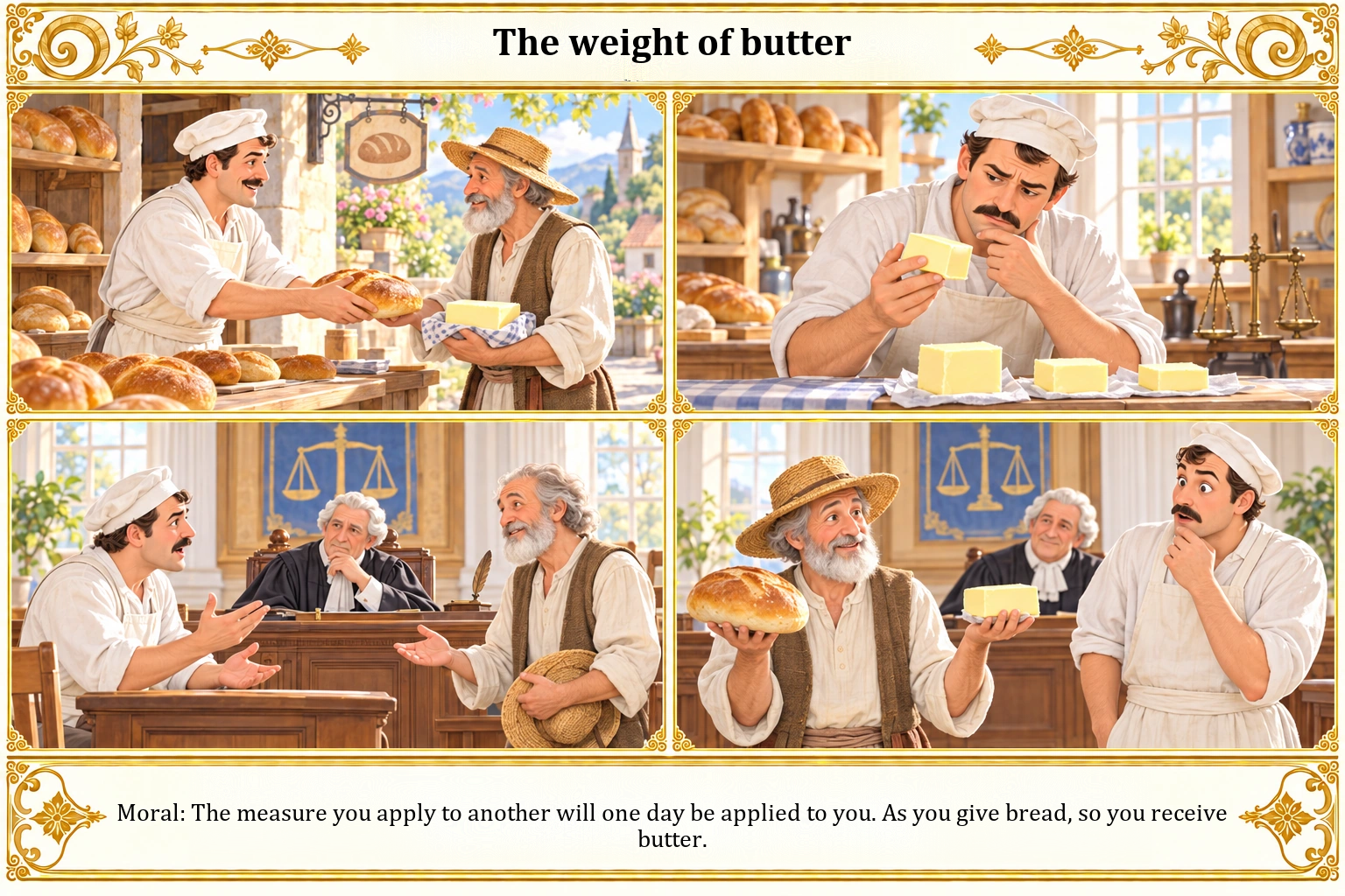 Illustration of The Weight of Butter