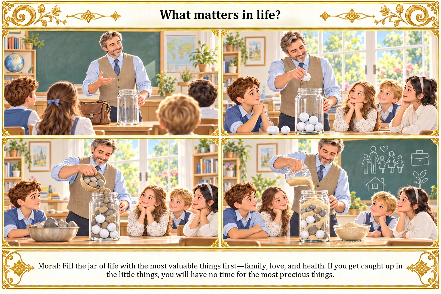 Illustration of What Matters in Life?