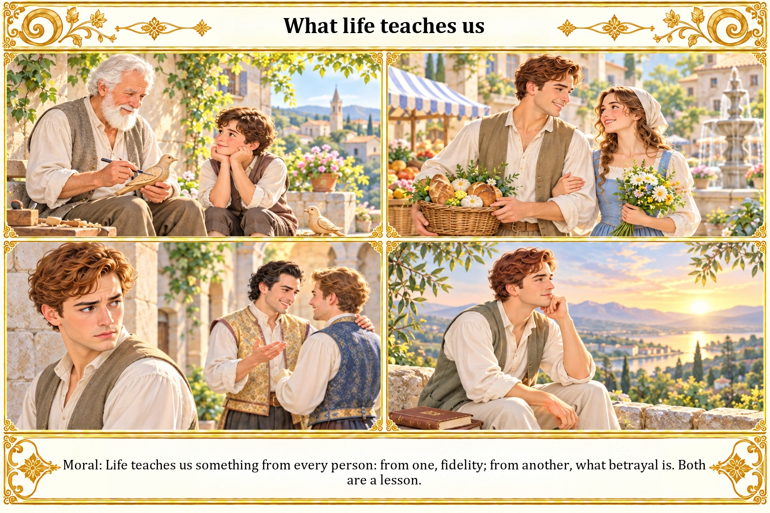 Illustration of What Life Teaches Us