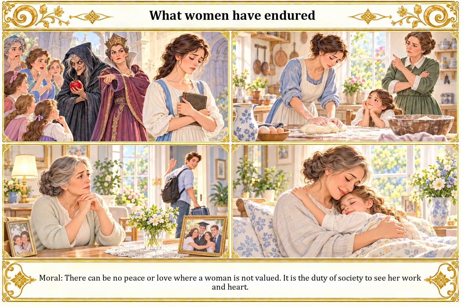 Illustration of What Women Have Endured