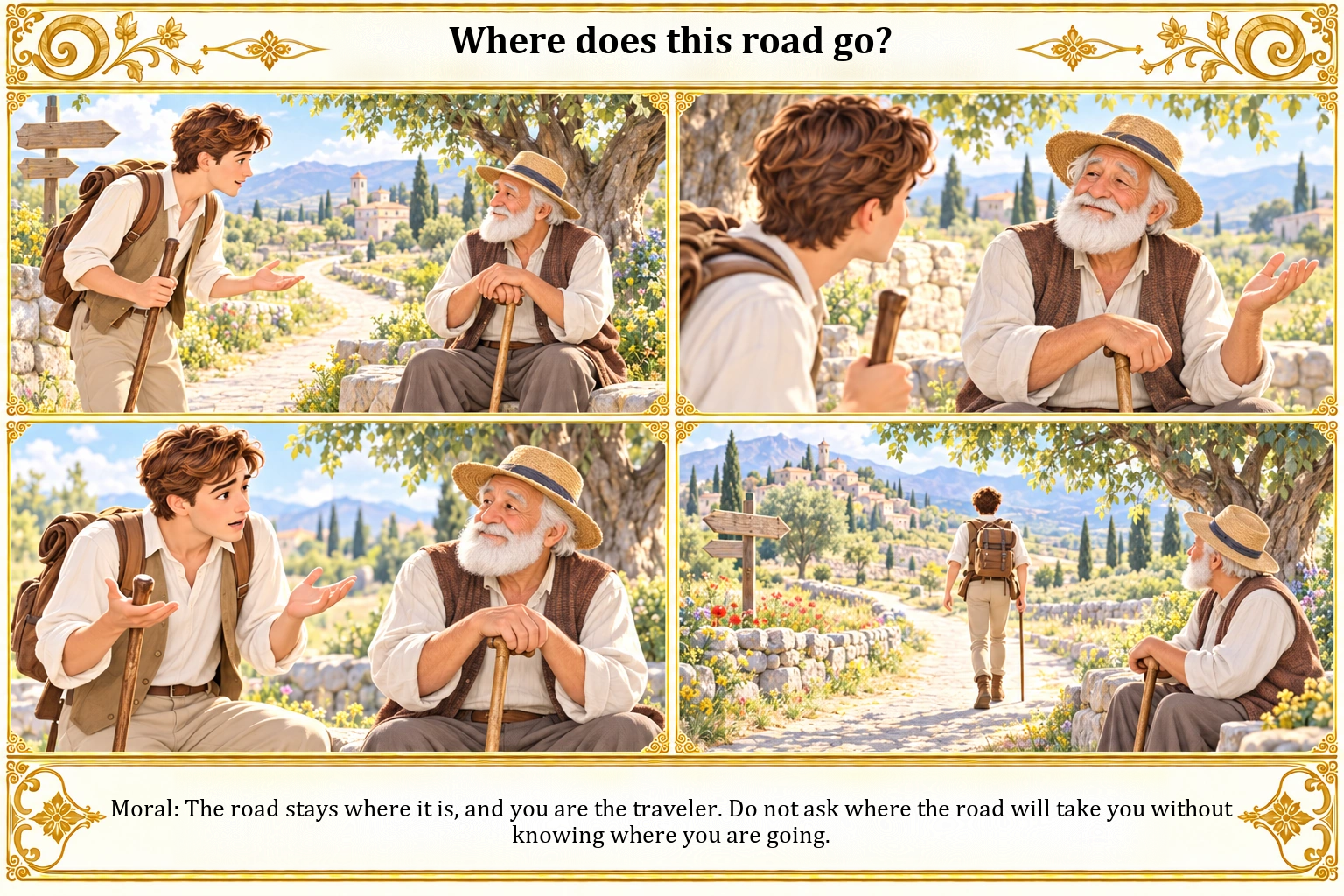 Illustration of Where Does This Road Go?