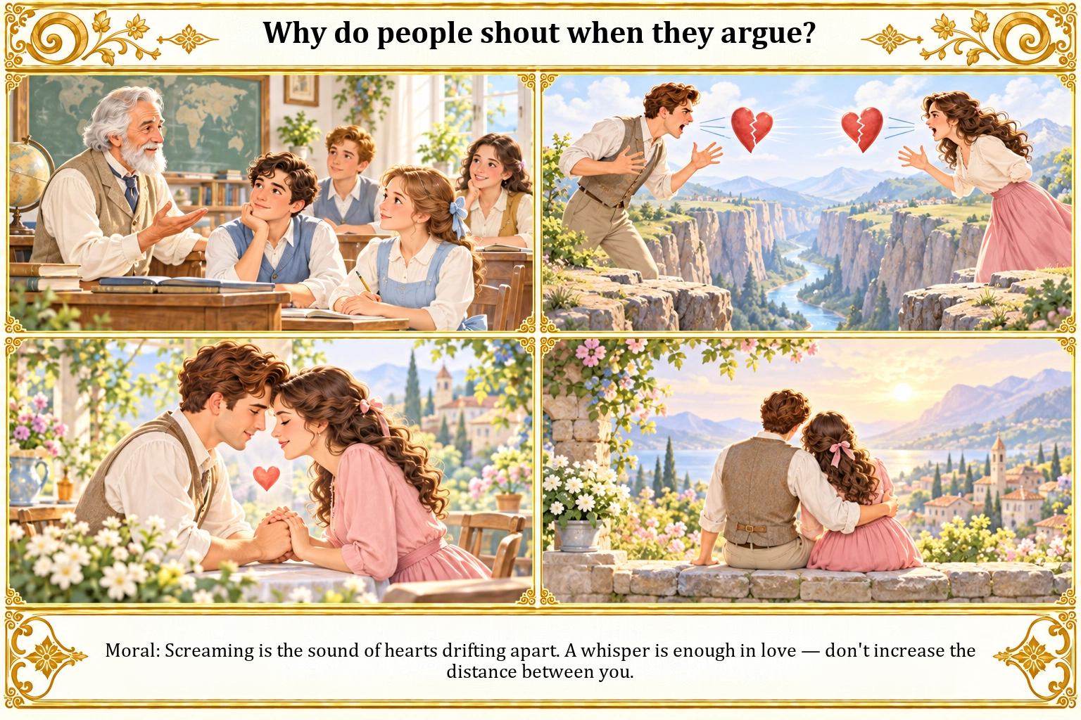 Illustration of Why Do People Shout When They Argue?