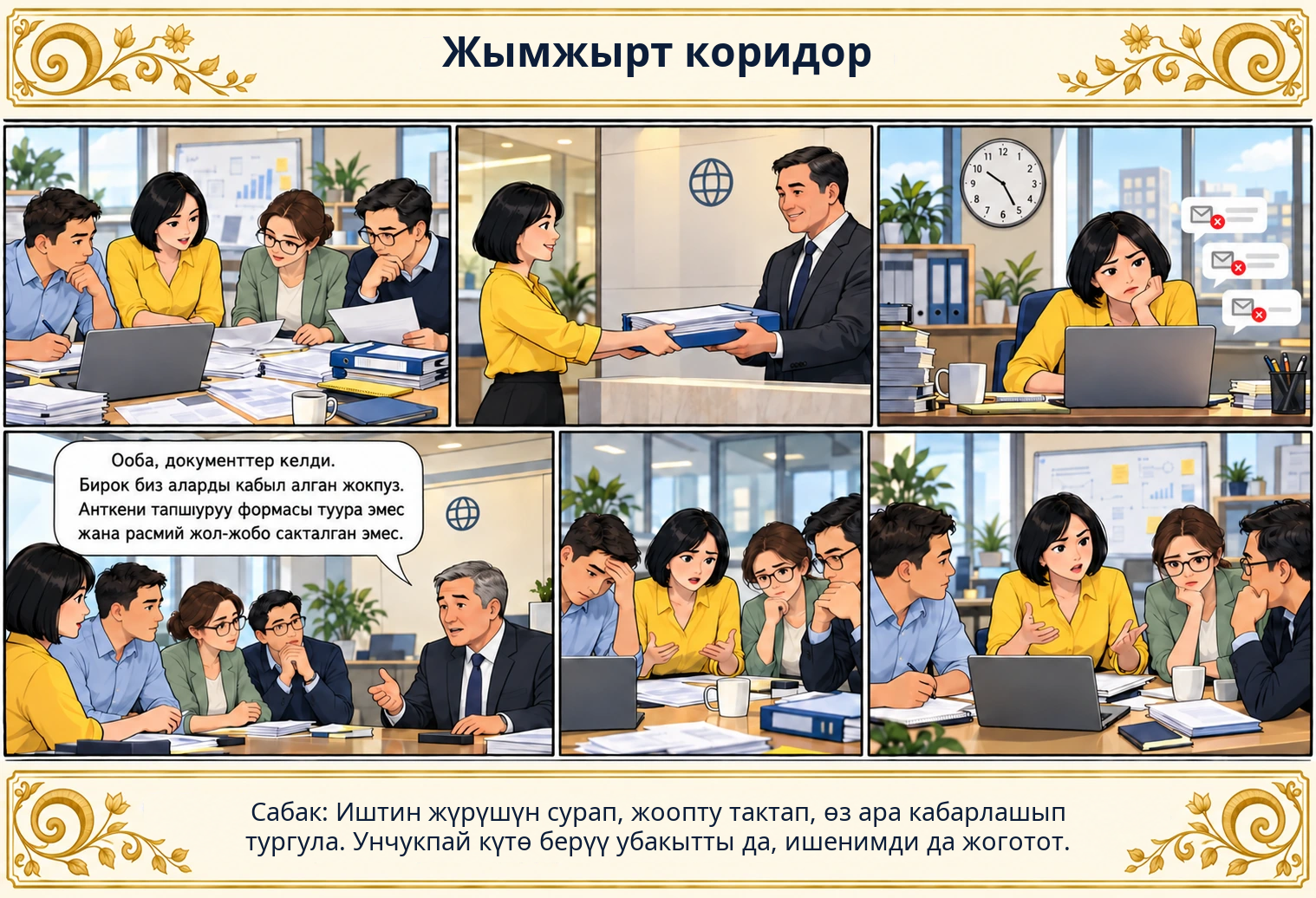 Жымжырт коридор сүрөтү