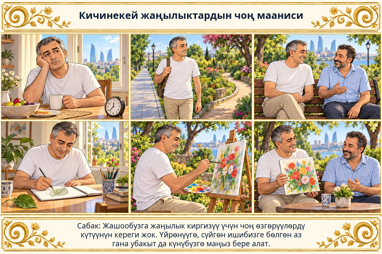 Кичинекей жаңылыктардын чоң мааниси сүрөтү